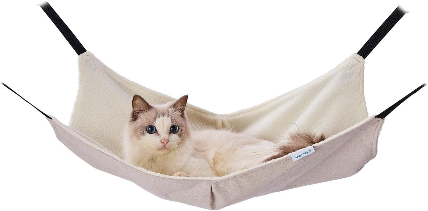 ADD. Mate Cat Hammock, Relaxing, Wrapped Nyan Mock, Light Ivory image number 5