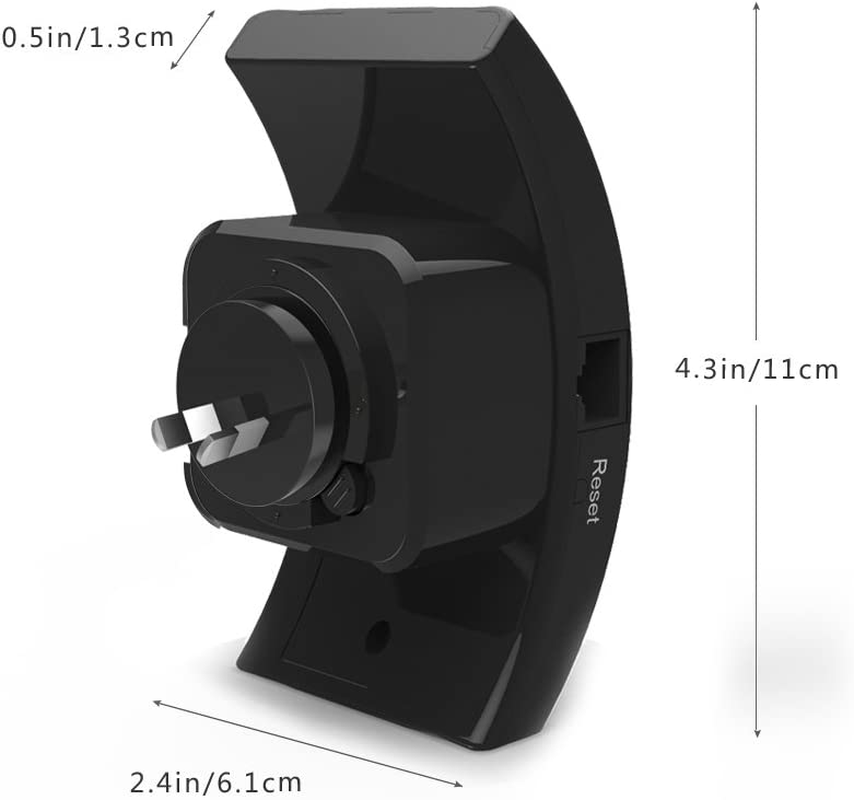 Wavlink Repeater Wi-Fi Range Extender - N300 Compact Wireless Access Point with Ethernet Port, 802.11N/B/G Network（Black） image number 4