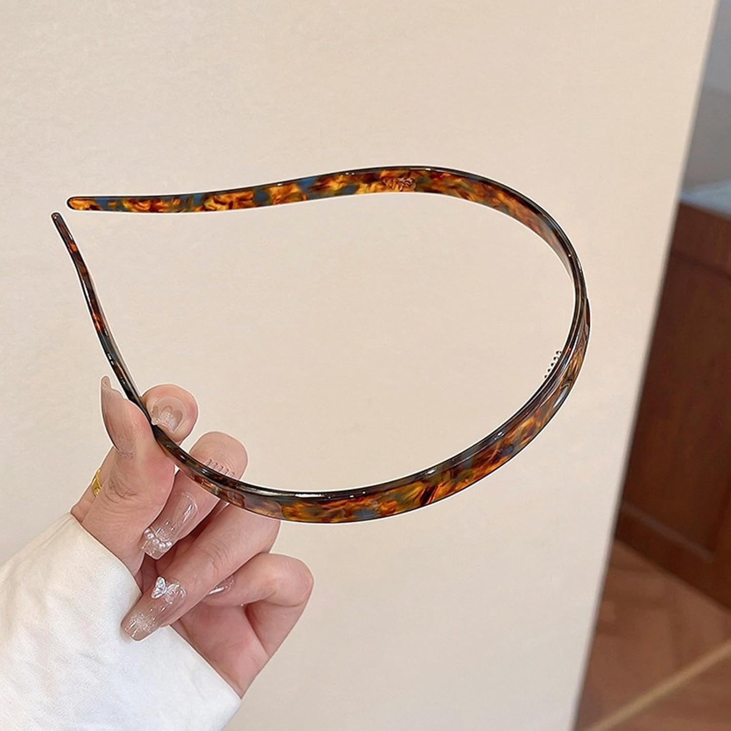 2024 New Acetate Hair Band Designed for Eyewear, No Pressure No Headache Comfortable Headbands for Women Fashion Thin Headbands