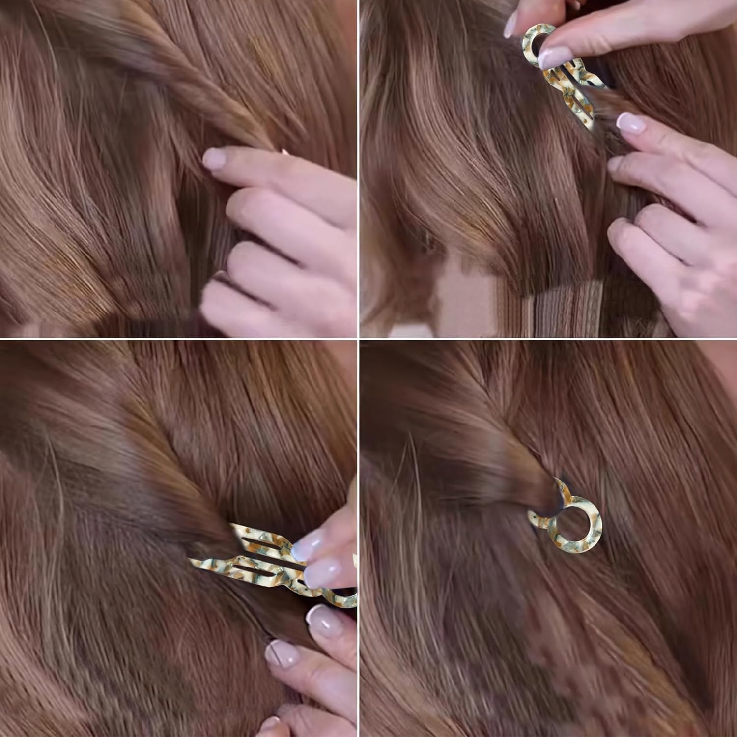 Lialys Hairpin, Prestige Hairpin, 3Pcs Lialysoff Hair Pin, Prestige Hair Pins, French Hair Pin for Thick Hai-R, U Shaped Hai-R Pins, Hair Accessories image number 2