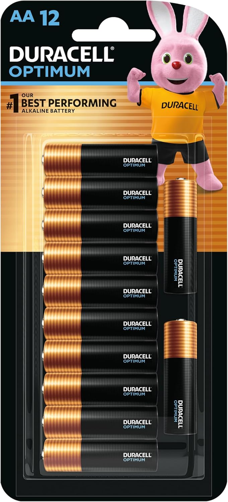 Duracell Optimum AA Batteries (Pack of 12)