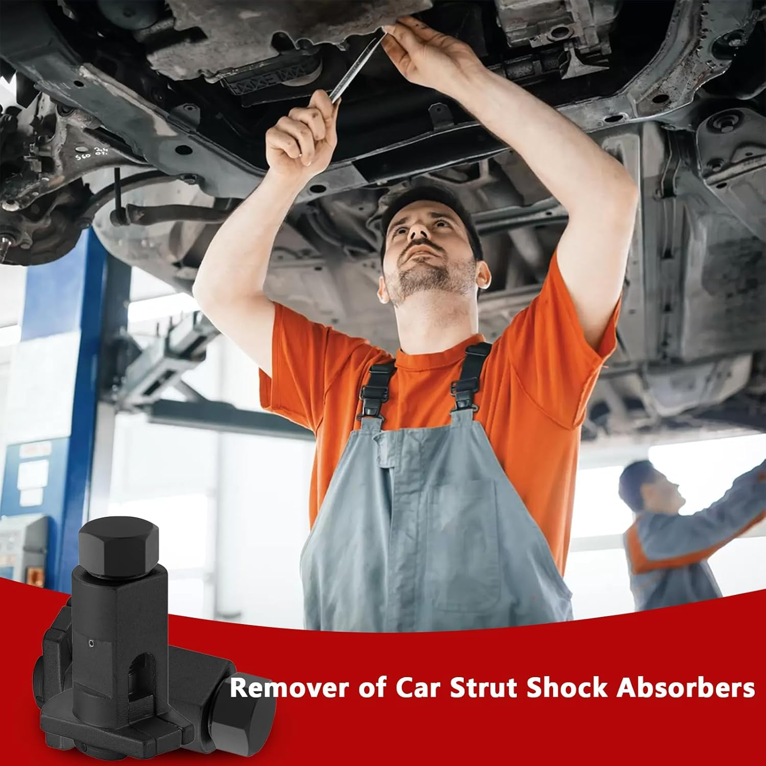 Strut Spreader Tool, Universal Insert Wheel Bearing Tools, 5.0-11.5Mm Dismantle Suspension Spreader Wheel Bearing Housing, Car Strut Shock Absorber Remover Suspension Tool for Car image number 2