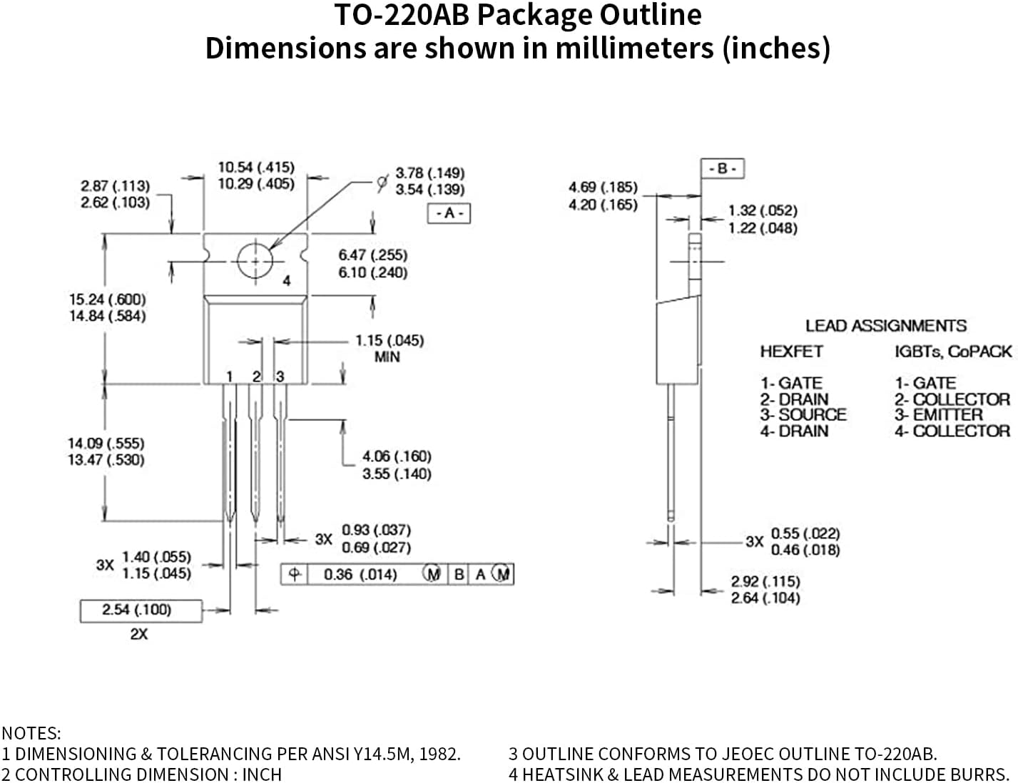 Ecsing 20PCS IRLZ34N MOSFET Transistor N-Channel ESD Rated TO-220 30A 55V 3Pin International Rectifier Power for Electronic Switch Controllable Rectifier image number 6