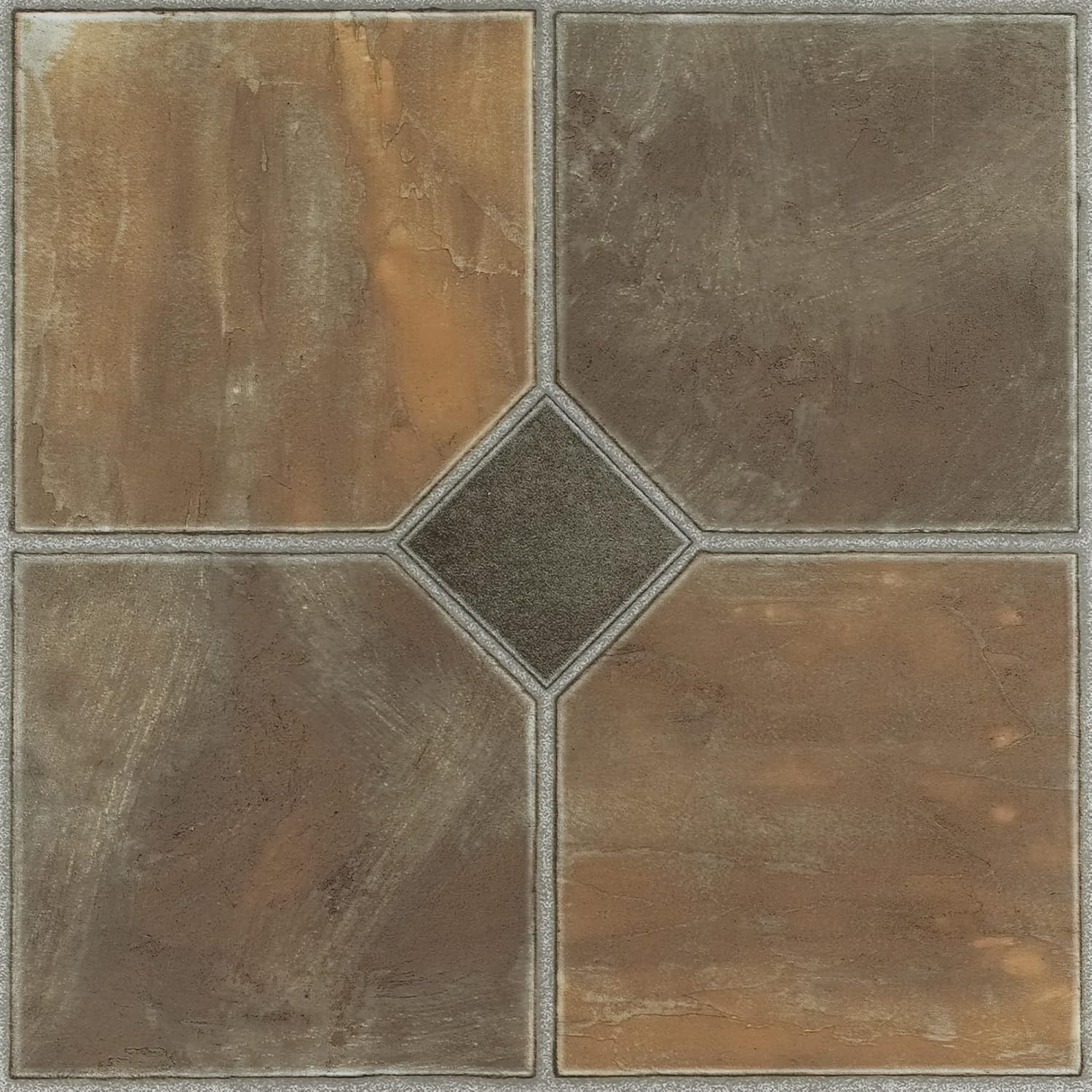 Achim Home Furnishings FTVGM32620 Nexus 12-Inch Vinyl Tile, Geo Rustic Slate, 20-Pack image number 3