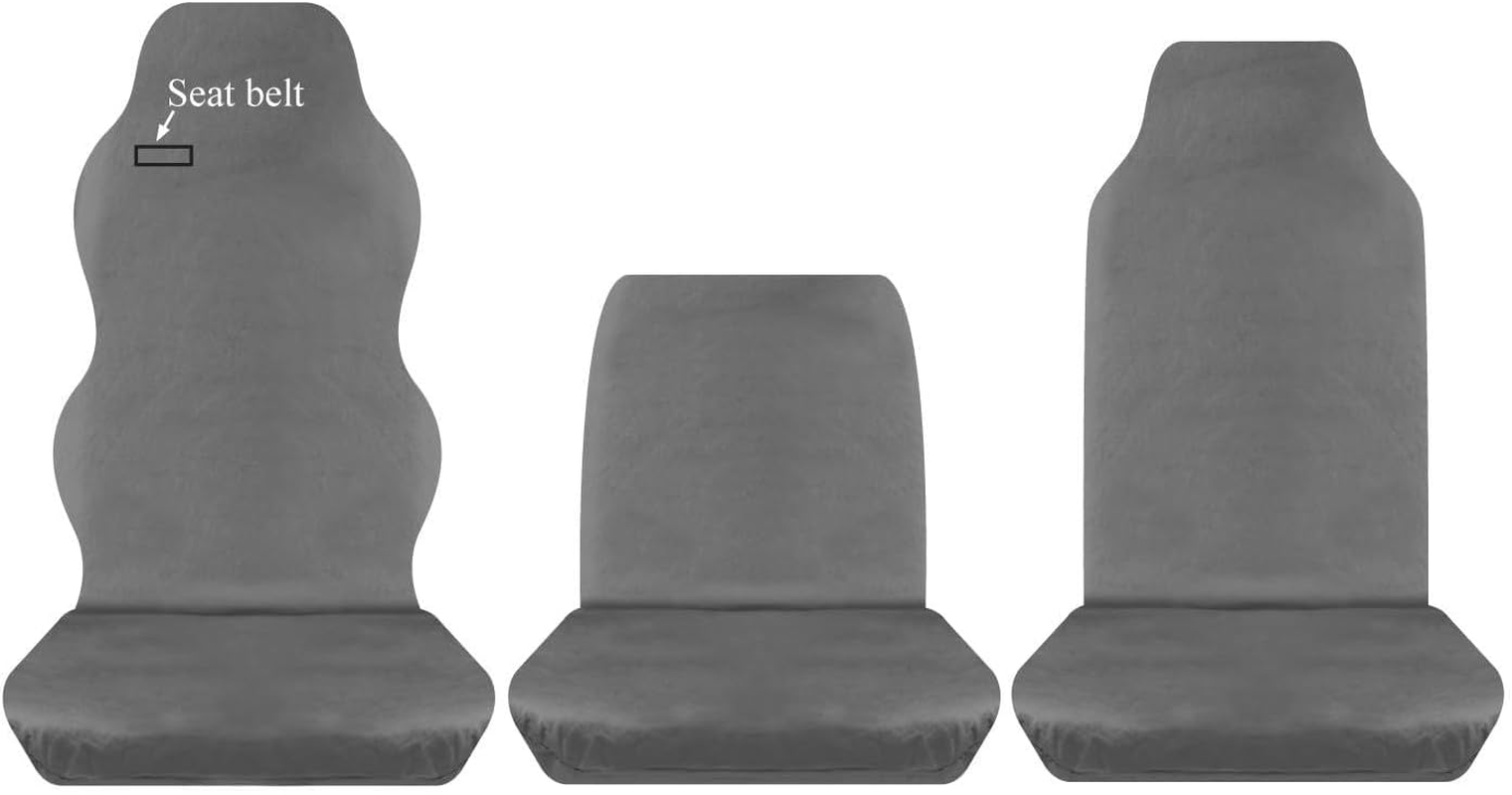 For Hino 500 700 Truck 2007-On Custom Canvas Front Truck Seat Covers image number 1