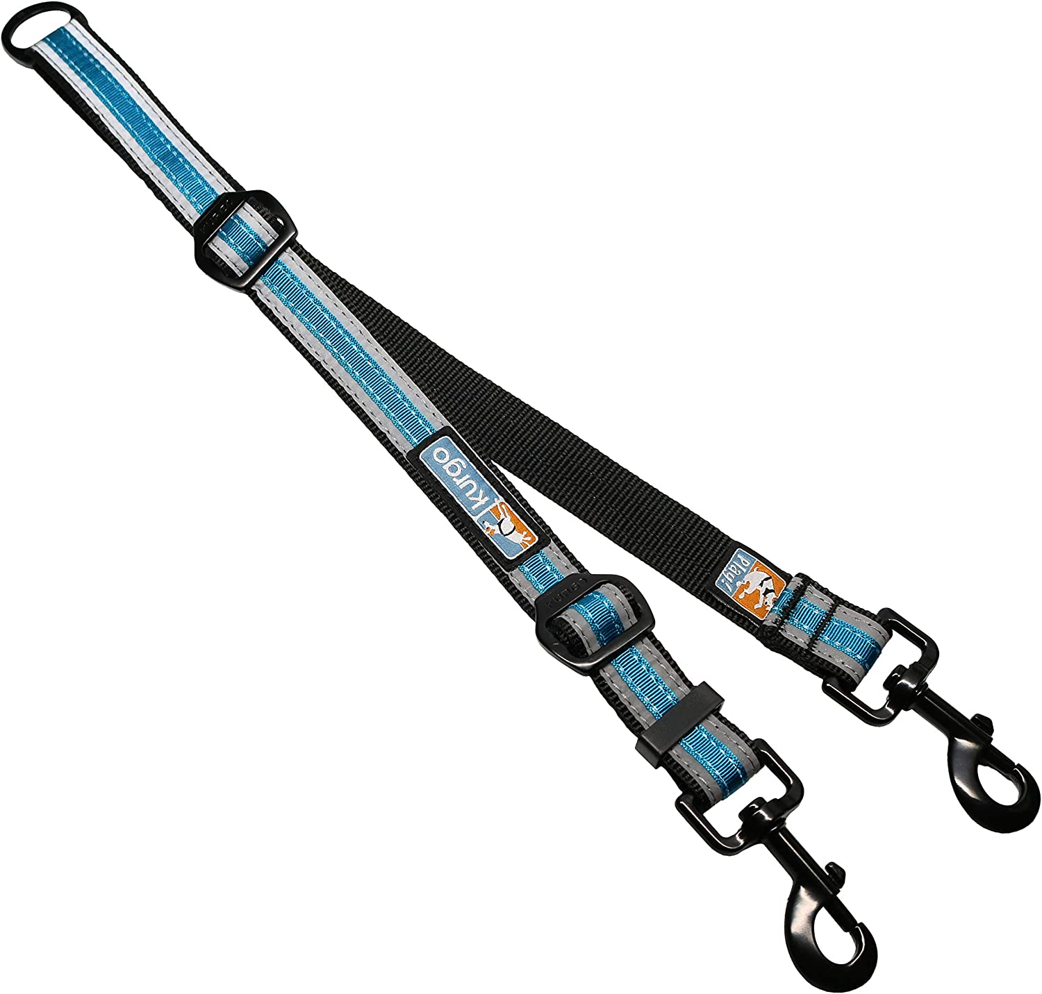 Kurgo Double Dog Leash | Two Dog Lead | Dual Leashes for Dogs | Leash Coupler | Adjustable | Reflective | Tangle-Free | Double Dog Leash Extender image number 3