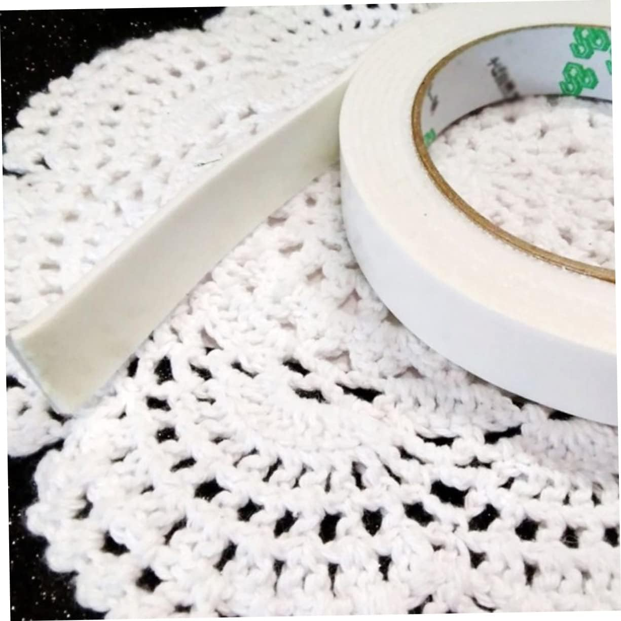 Double Side Adhesive Tape 300X3Cm White Masking Tape Auto Trim Mounting image number 2