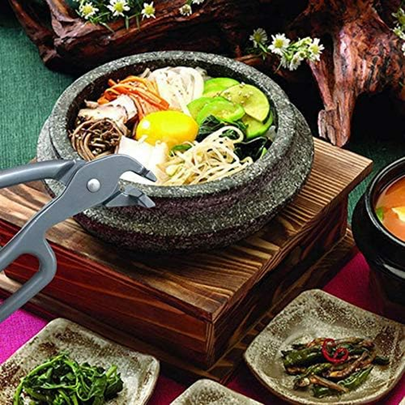 Universal Kitchen Aluminium Hot Dish Plate Hot Pot Oven Cooker Plate Microwave Bowl Clip Pots Gripper Pizza Pan Tongs image number 6