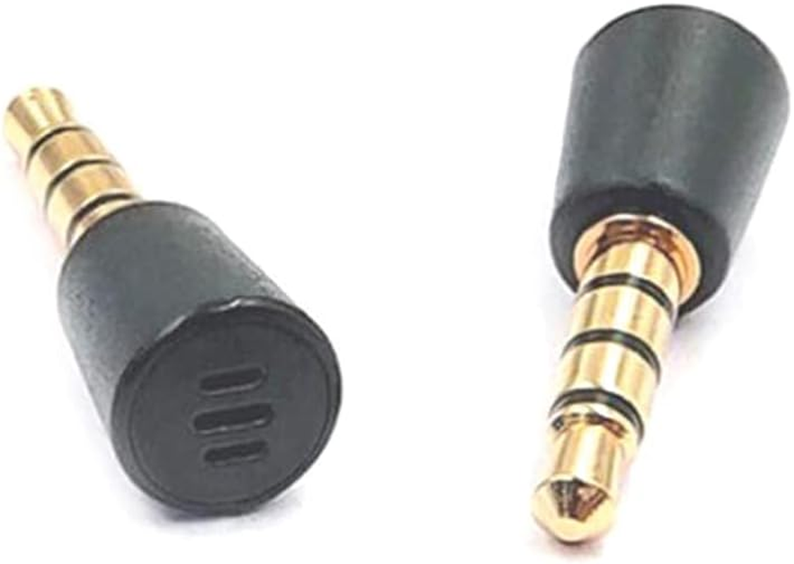 Vizgiz 2 Pack PS4 Controller Microphone 3.5Mm Plug 4 Pole 1/8 Inch MIC Dongle for Play Station 4 Switch DSLR Camera Laptop Tablet Mobile Phone Game Player Ipad WII Xbox ONE 360 PC PS3 image number 4