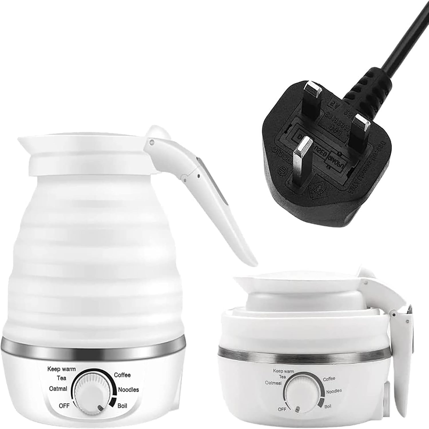 Portable Folding Electric Travel Kettle, Automatic,Mini Water Kettle and Sunbeam Kettle.Perfect for Travel, Camping, or the Office. image number 5
