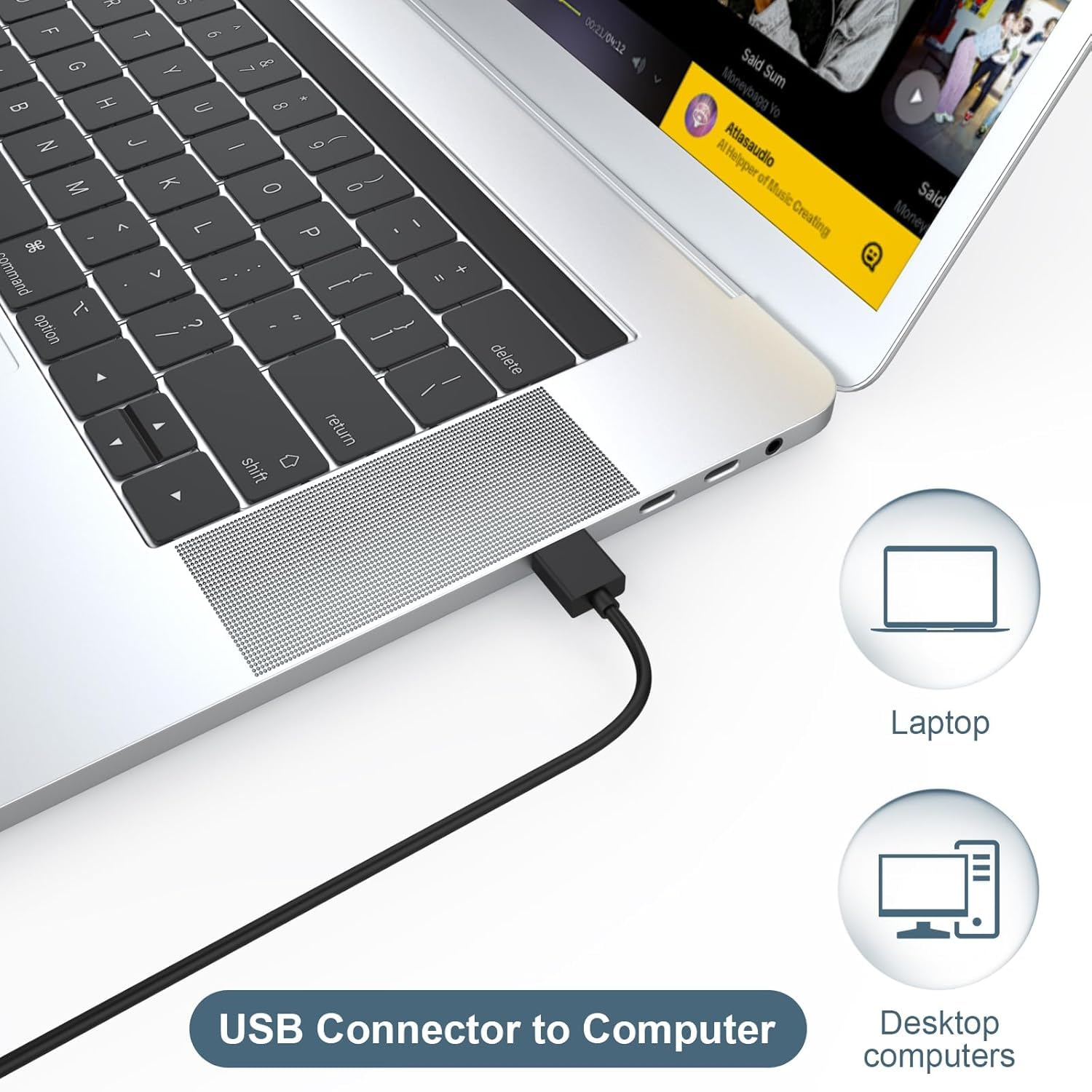 10FT Micro USB Power Cord Compatible with Amazon Fire TV Stick, Fire TV Cube &ndash; Extra Long Charger Cable for Streaming Media Player