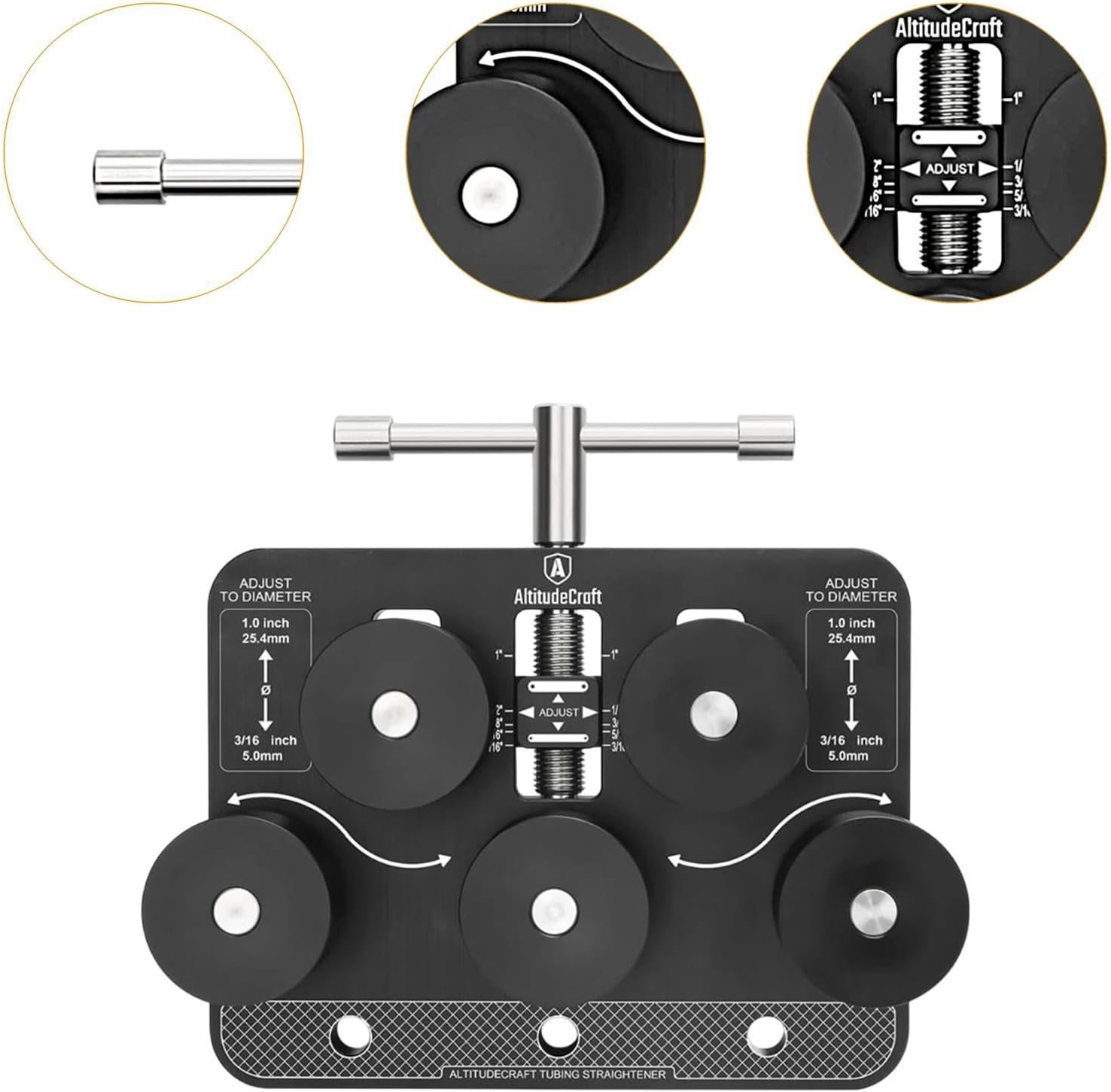 Tubing Straightener,Brake Fuel Line Tubing Straightener Aluminum Tubing Alignment Tool image number 6