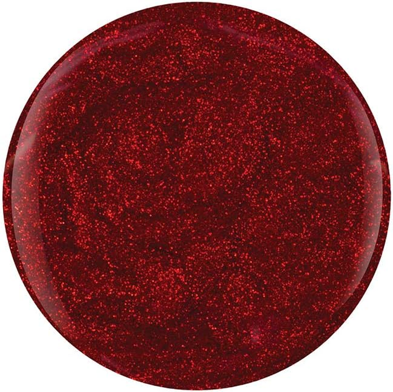Gelish Professional Good Gossip Gel Polish, Red Glitter image number 2