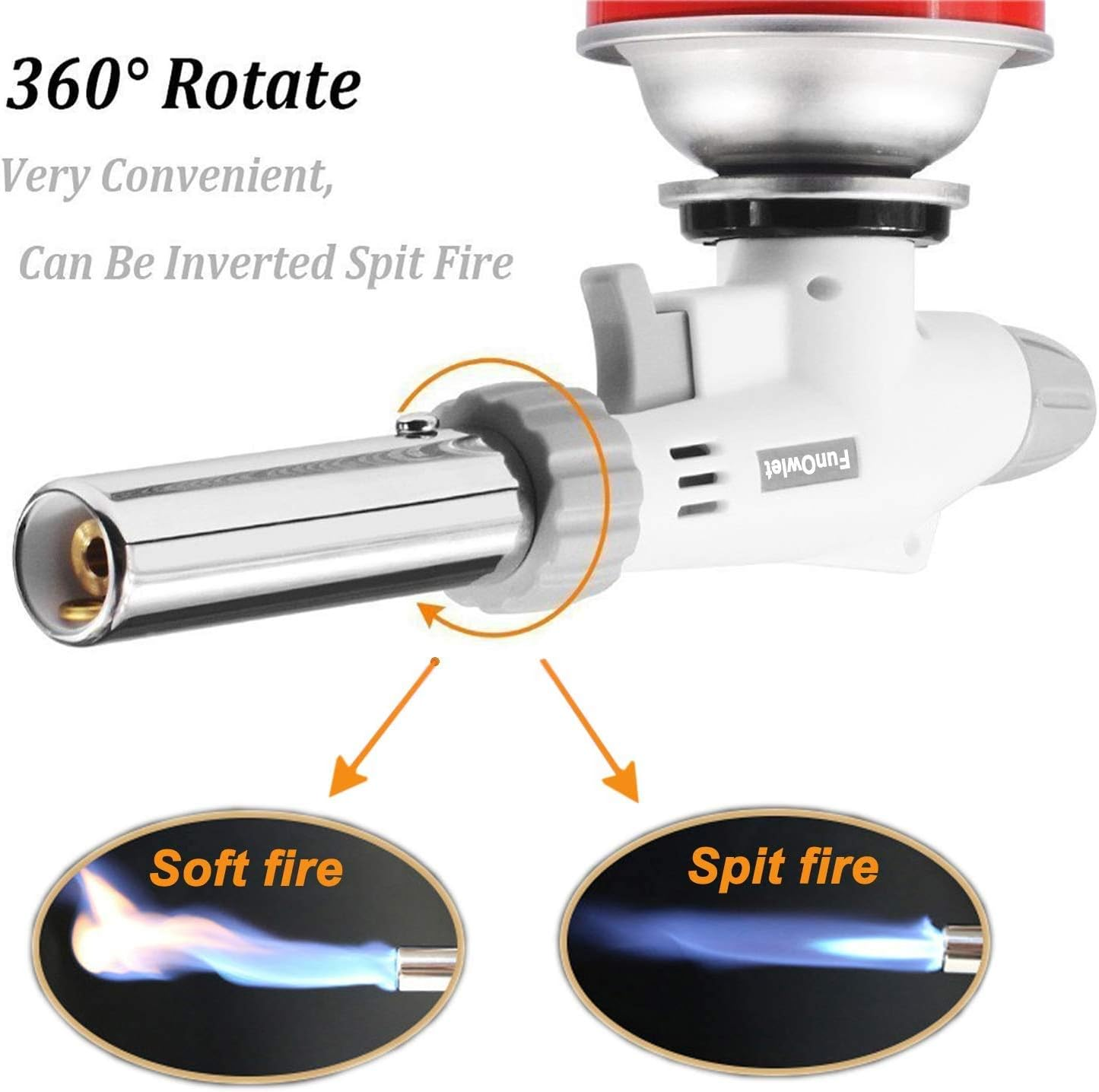 Multi Purpose Gas Burner Butane Blow Torch Ignition Camping Welding BBQ Lighter Gun Soldering Master Fire Bird Gas Torch (WS-516C Master Torch) image number 5