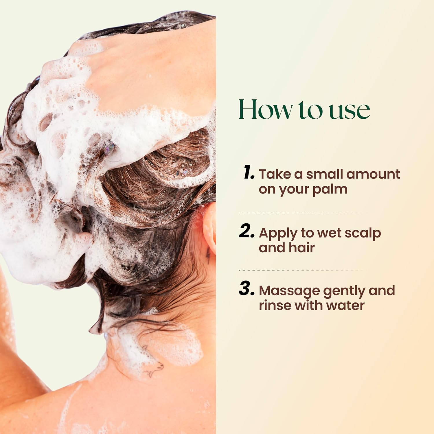 Moha: Sulfate-Free Herbal Hair Shampoo 200 ML, Mild Shampoo for Daily Use for All Hair Types with Goodness of Proven Herbs for Gentle Hair Cleansing & Hair-Fall Control. image number 2