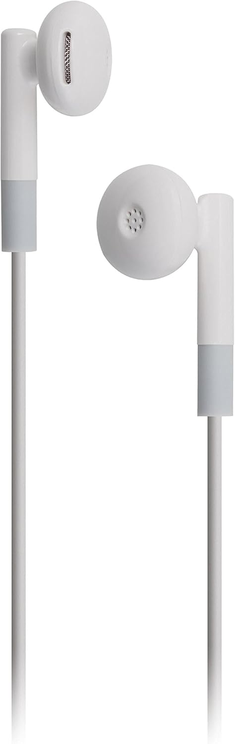 Kitsound Play Ear Canal Headphones with Volume Control and Tangle-Free Cable - White image number 4