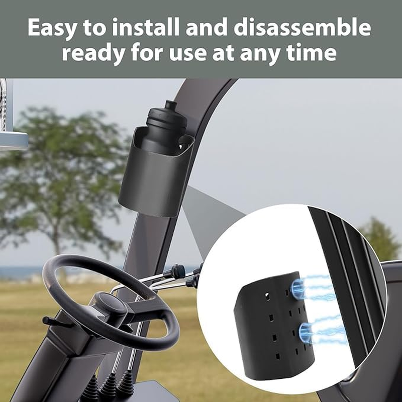 Leanockesa Cup Holder-Magnetic Bottle Mount- Fits on Fridge,Golf Cart,Lawnmower,Forklift, Bus or Ladder image number 5