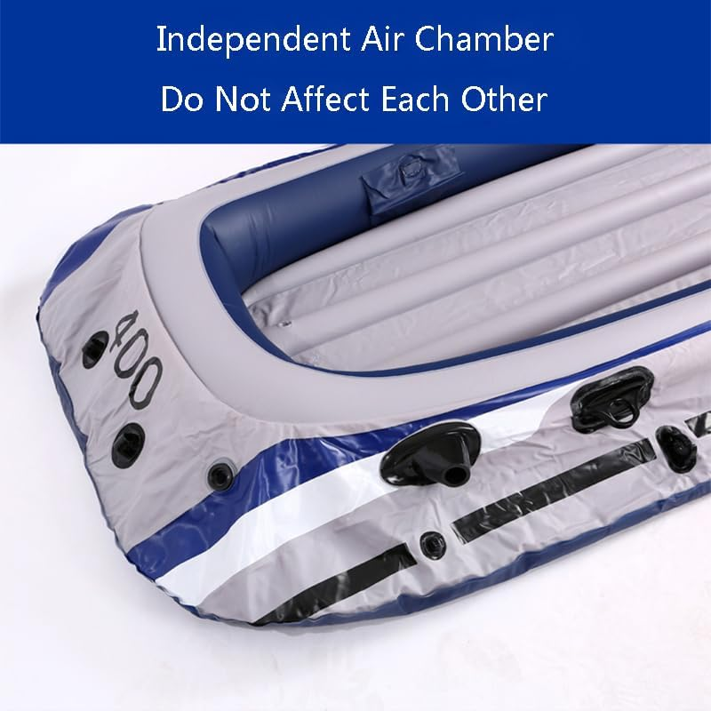 Avimya Inflatable Fishing Boat, Wear-Resistant Fishing Boat, Outdoor Fishing Boat, PVC Material, Strong and Durable, Independent Air Chamber image number 1