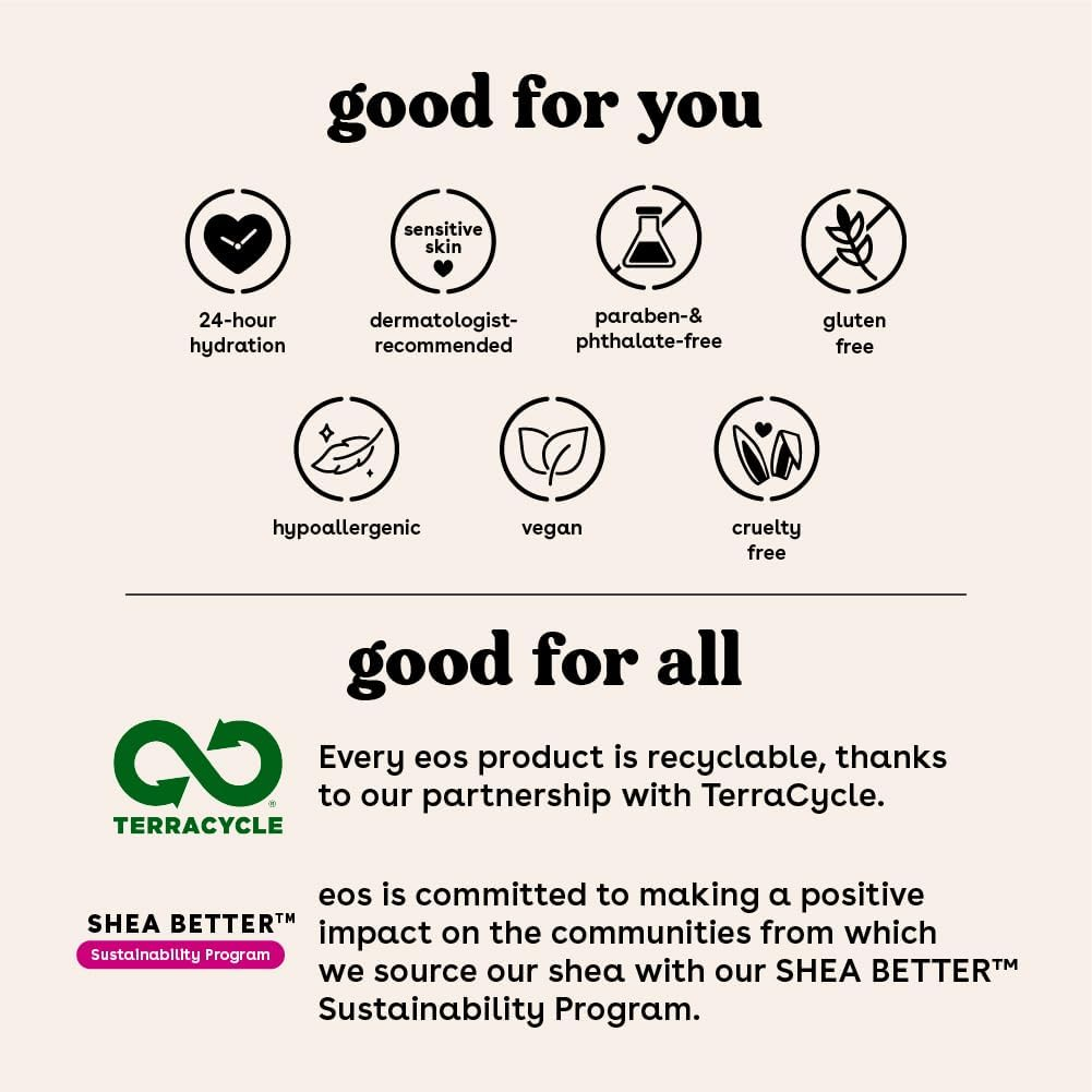 Eos Shea Better Hand Cream - Coconut Hand Lotion and Skin Care | Instant Hydration + Lasting Protection | 2.5 Oz image number 2