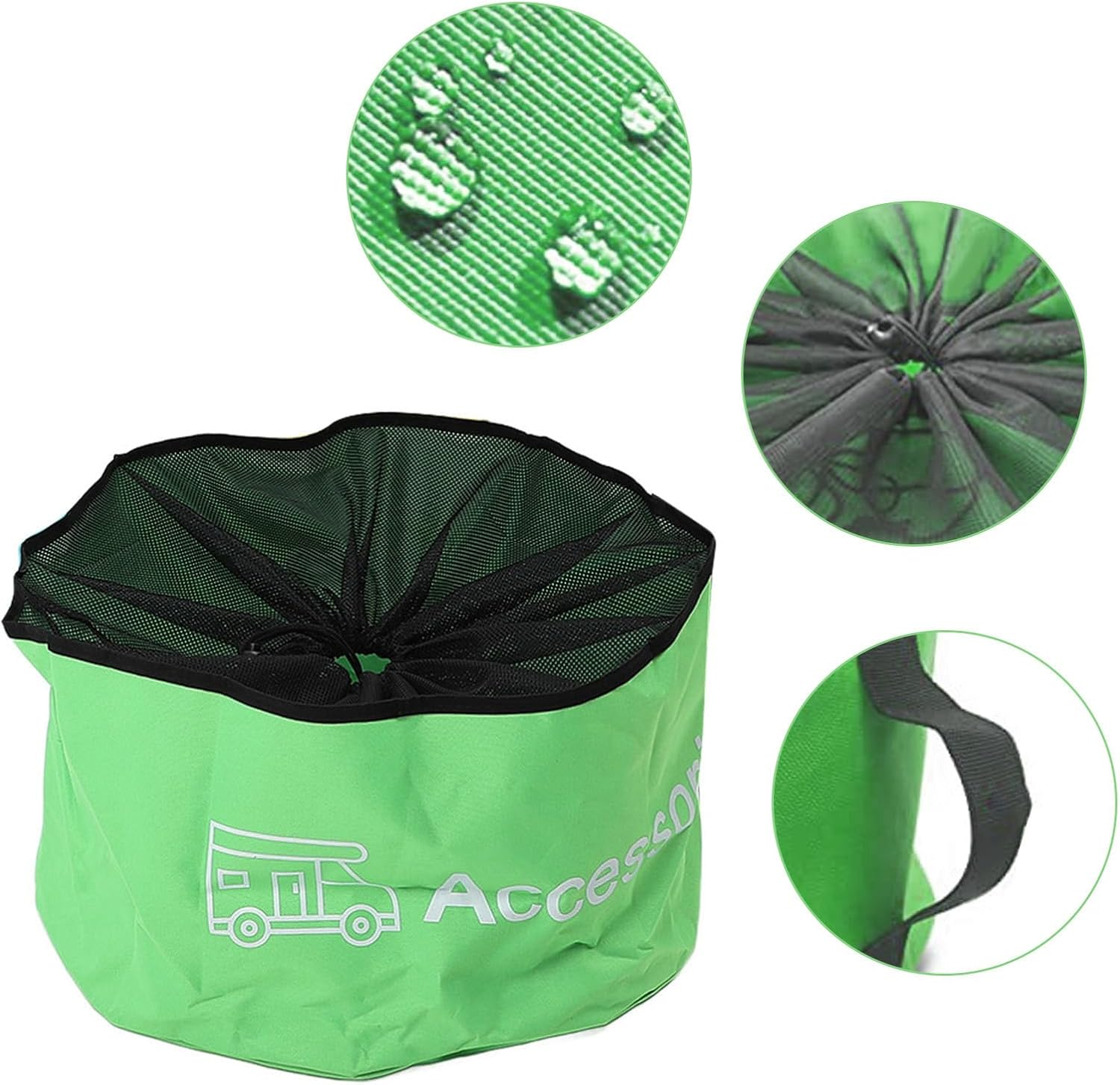 RV Hose Storage Bag, 4 Pack Waterproof RV Hose Bags, Oxford Cloth Sewer Hoses Bag, Storage Organizer Bags for Electrical Cords, Fresh Water Hoses, Accessories image number 5