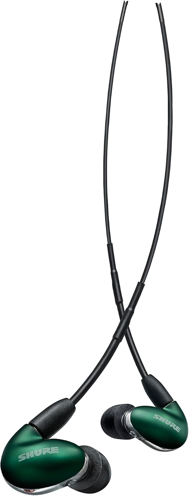 Shure SE846 Wired Sound Isolating Earphones Gen 2, Secure In-Ear Earbuds, High-End Professional Sound, Hi-Def Four Drivers, Upgraded Sound Filters, Durable Quality, Customizable Frequency - Clear