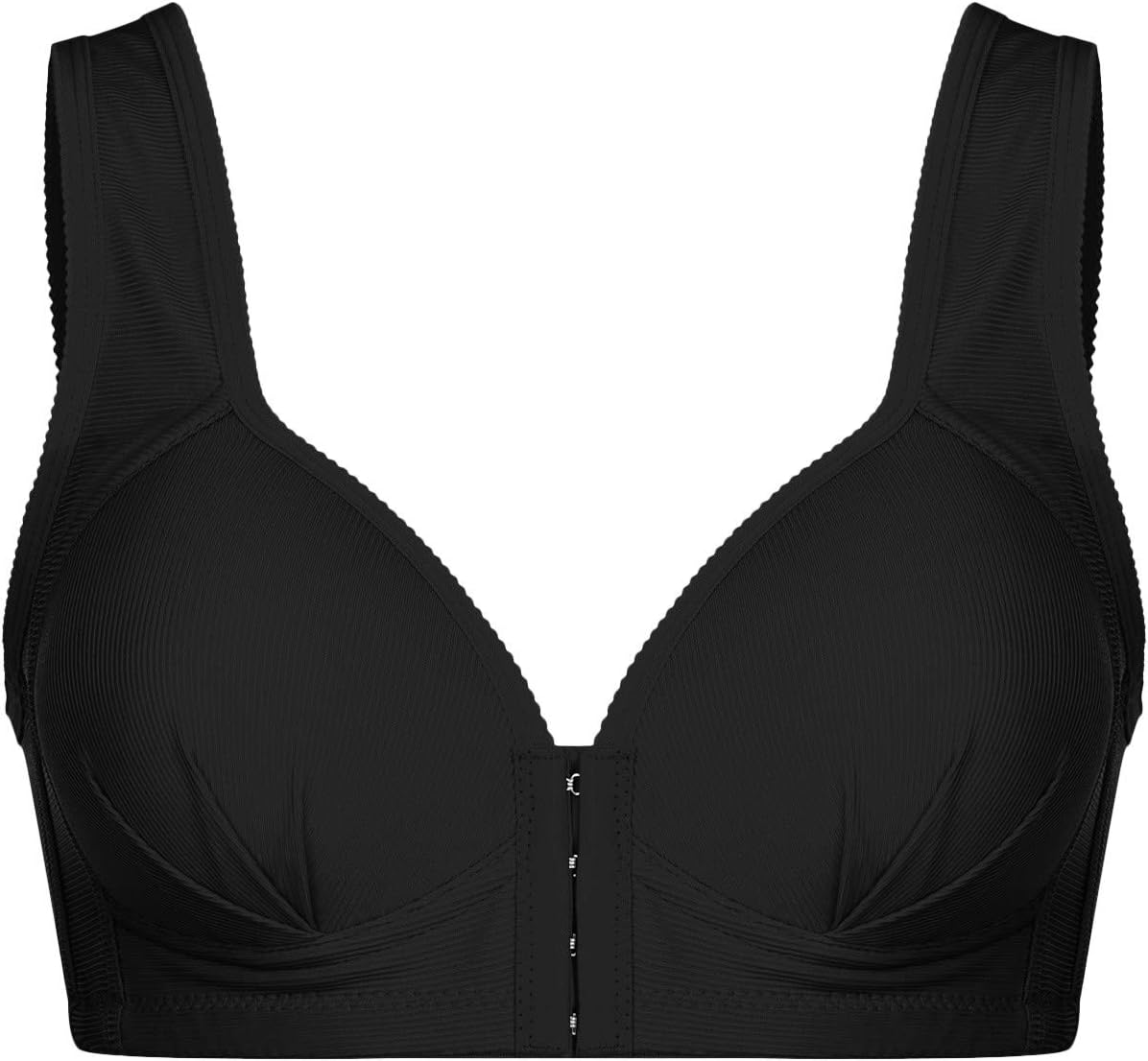 Maternity Bra plus Size Strapless Backless Push up T Shirt Bras for Women Wireless Multi Pack Womens Front Fastening Non Wired Comfort White Bralettes Ped Ladies Underwired