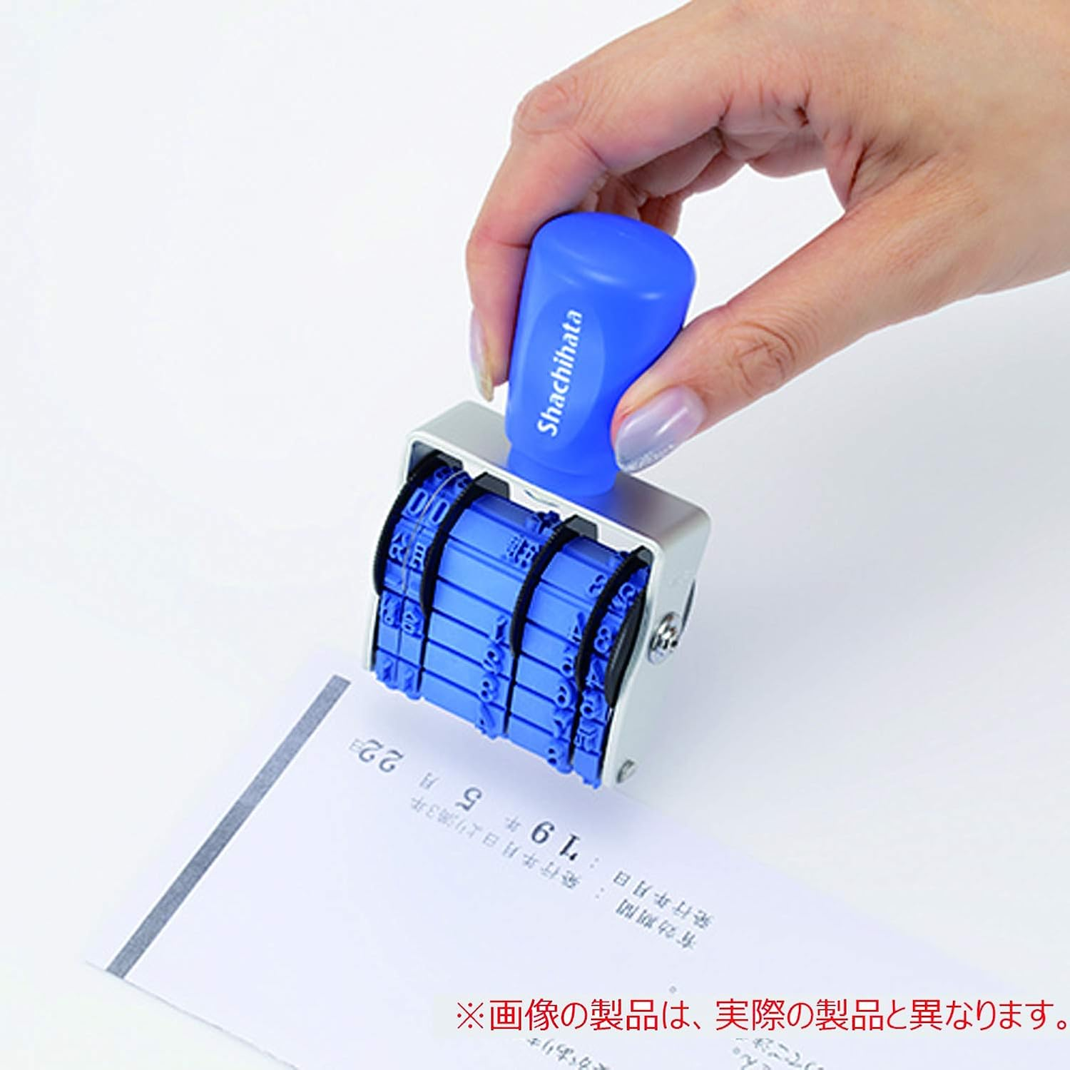 Shachihata Rotating Rubber Stamp No. 6 Stamp Size Approx. 0.6 X 0.1 Inches (16 X 3 Mm), Gothic image number 3