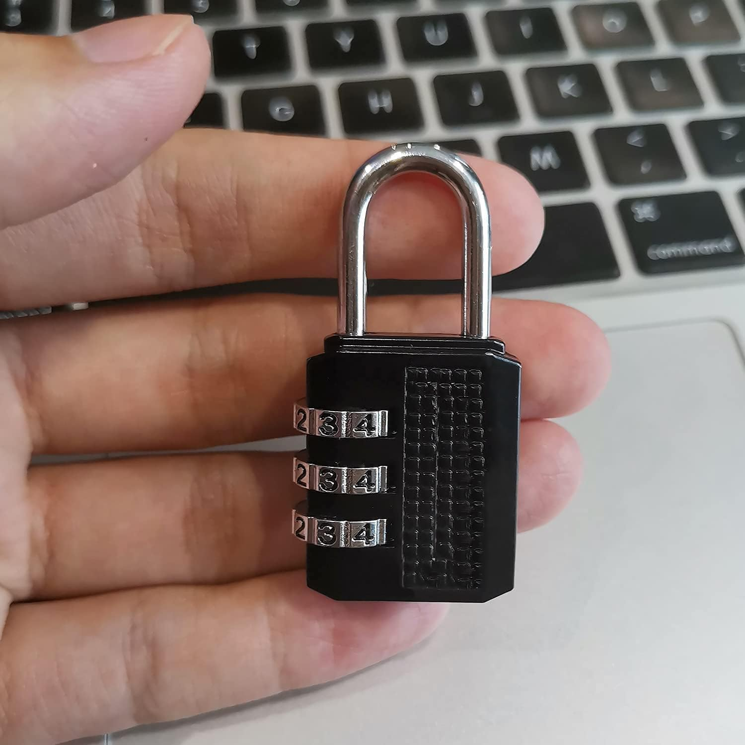 4 Pack Combination Lock for Locker 3 Digit Outdoor Combination Padlock Resettable Luggage Locks Padlock Weatherproof Suitcase Number Lock for Travel Bag Gym Locker Toolbox Suit Case