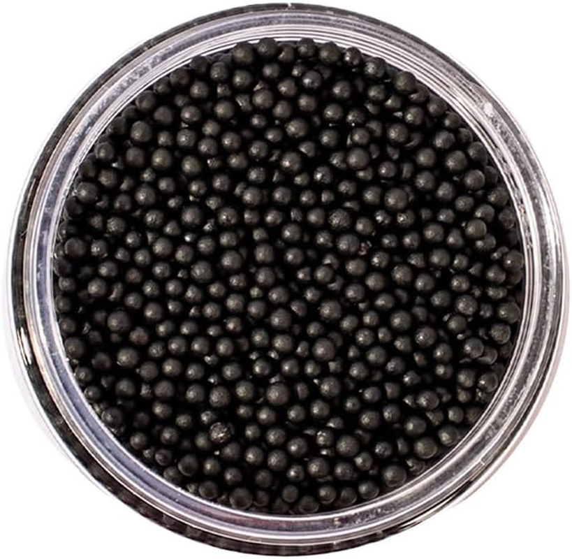 Sprinks Nonpareils Sprinkles - Edible Cake Decorations | Cake Sprinkles | Cupcake Decorating Sprinkles | Donut Sprinkles | Halloween Sprinkles | Dessert Sprinkles | 75G, Black image number 2