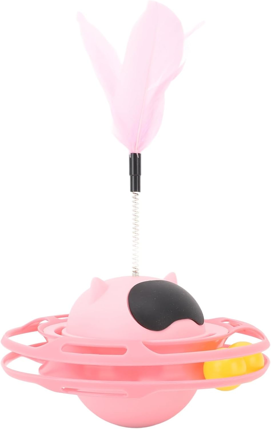 Indoor Cat Toy,Interactive Cat Toy with Wheel,Ball Track Toy with Cat Stick,Circle Turntable Cat Toy,Round Cat Toy with Feature /750 image number 6