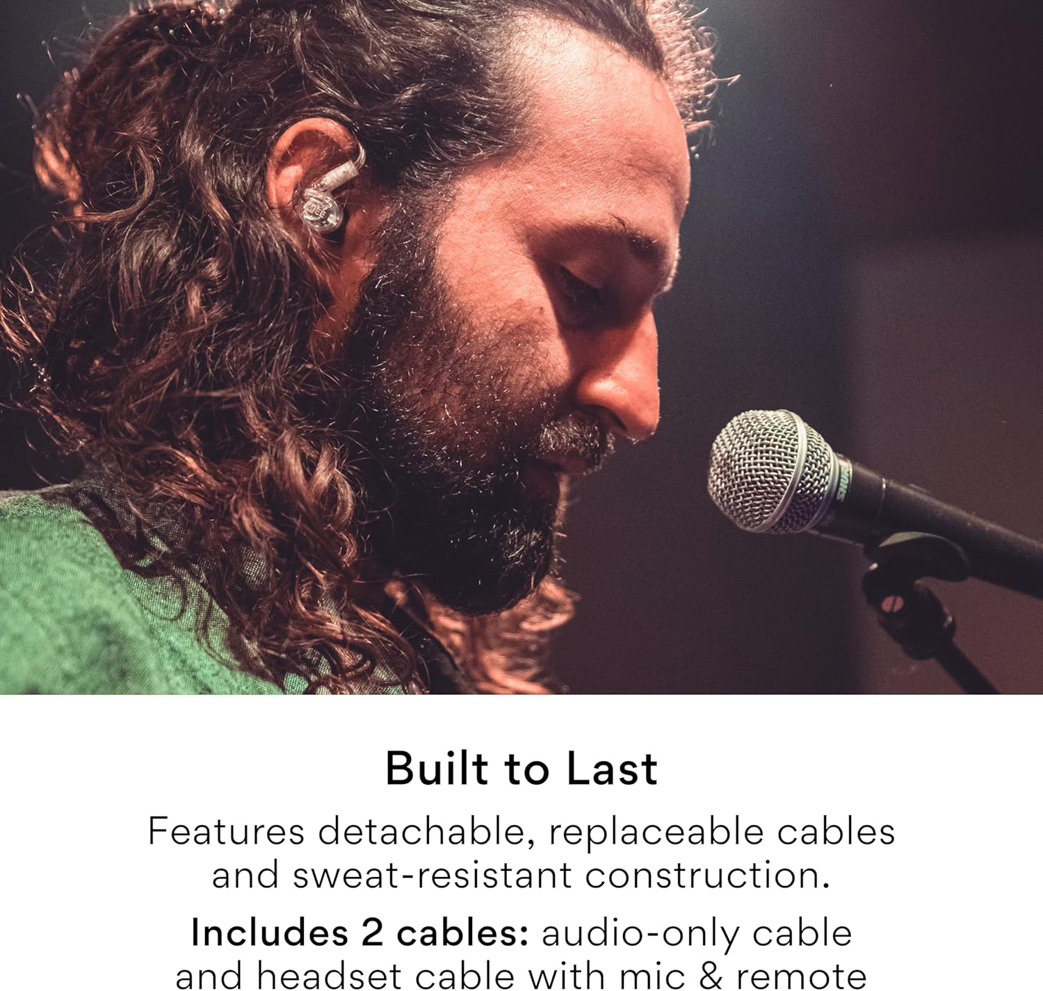 MEE Professional MX1 PRO Advanced Dynamic Driver Musician'S in Ear Monitor Headphones with Balanced Sound; Noise Isolating Earbuds Earphones W/Memory Wire, Optional Customization & Detachable Cables