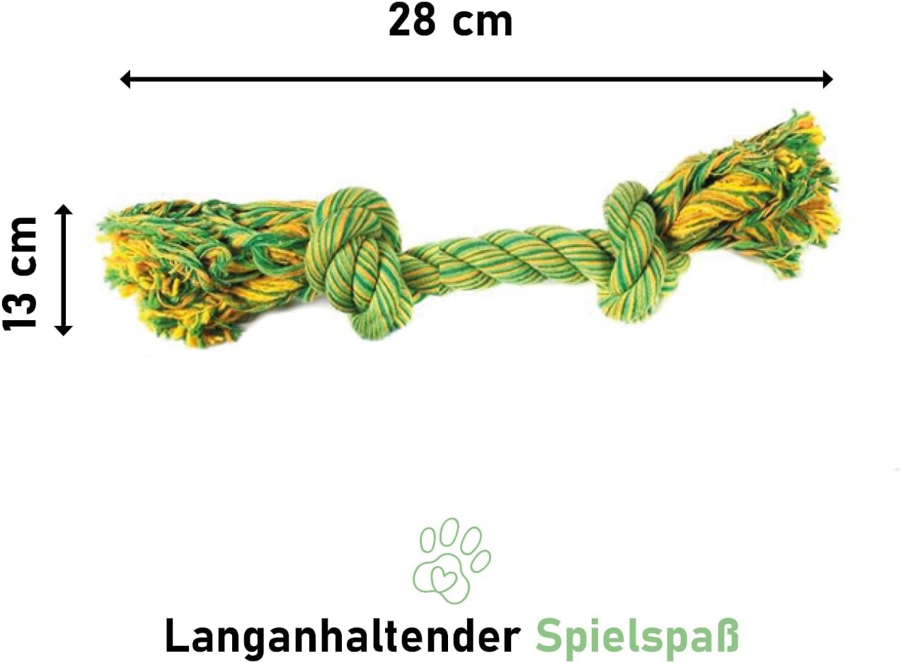 Happy Pet Nuts for Knots Dog Toy Rope, Play Rope for Dogs with 2 Knots, Size L - Set of 3 image number 4