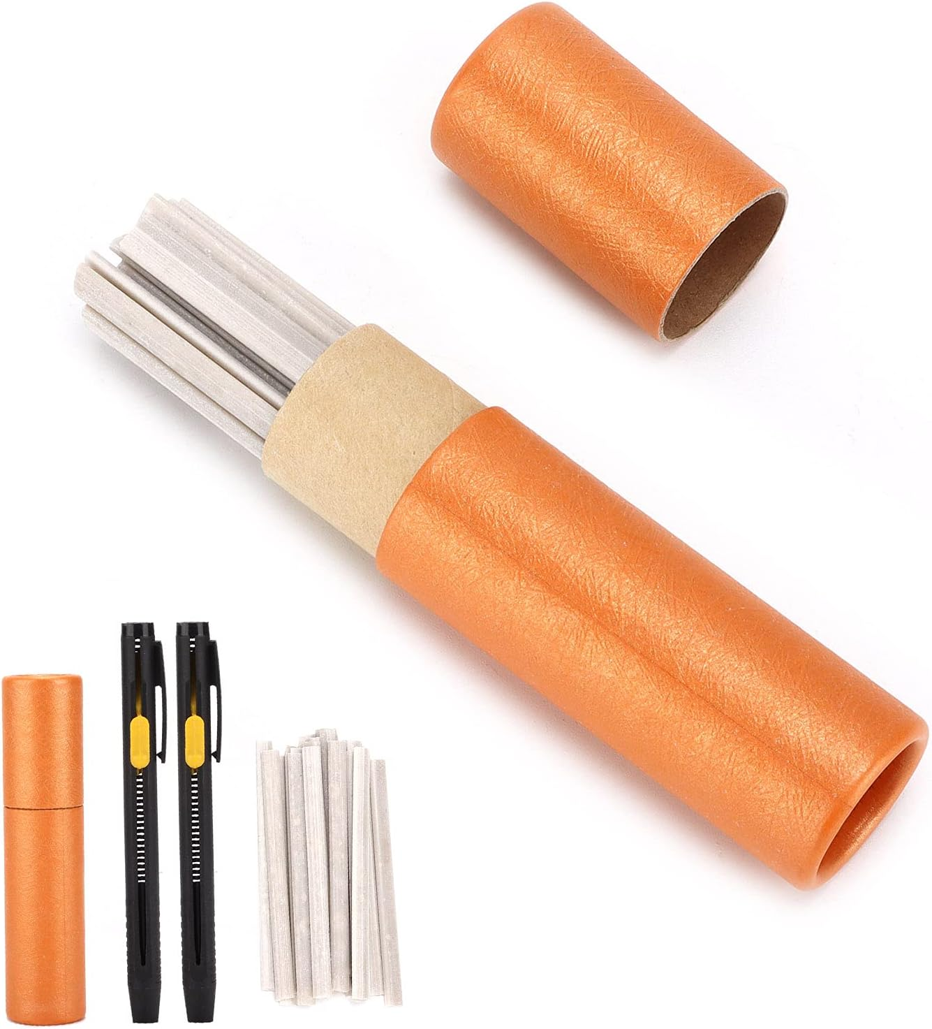 Tailors Chalk Pen, Tailors Chalk Pencil Tailors Pencil Marking Chalk Sew Chalk Markers Ergonomic Tailor Chalk Core Clear Drawing Line for Cotton Knit Suede image number 3