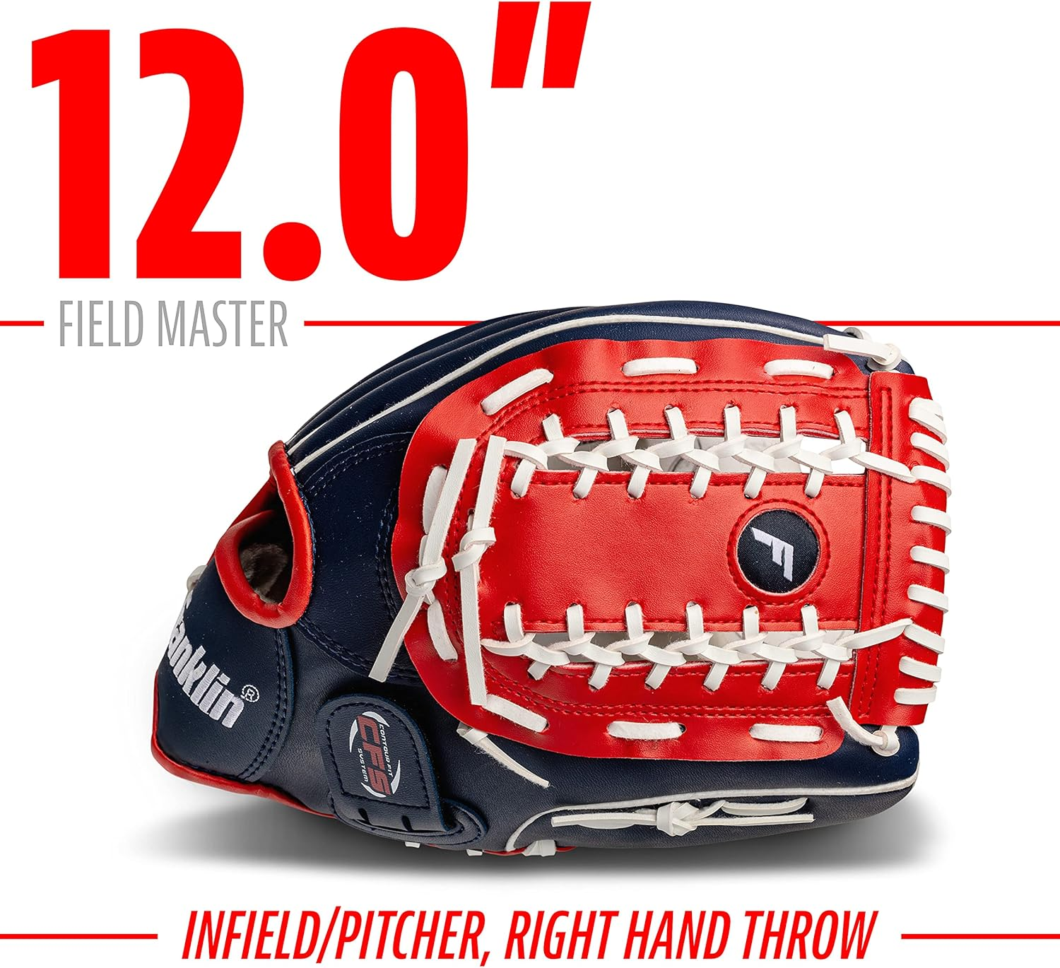 Franklin Sports Field Master USA Series Baseball Glove-Right Handed Thrower image number 3