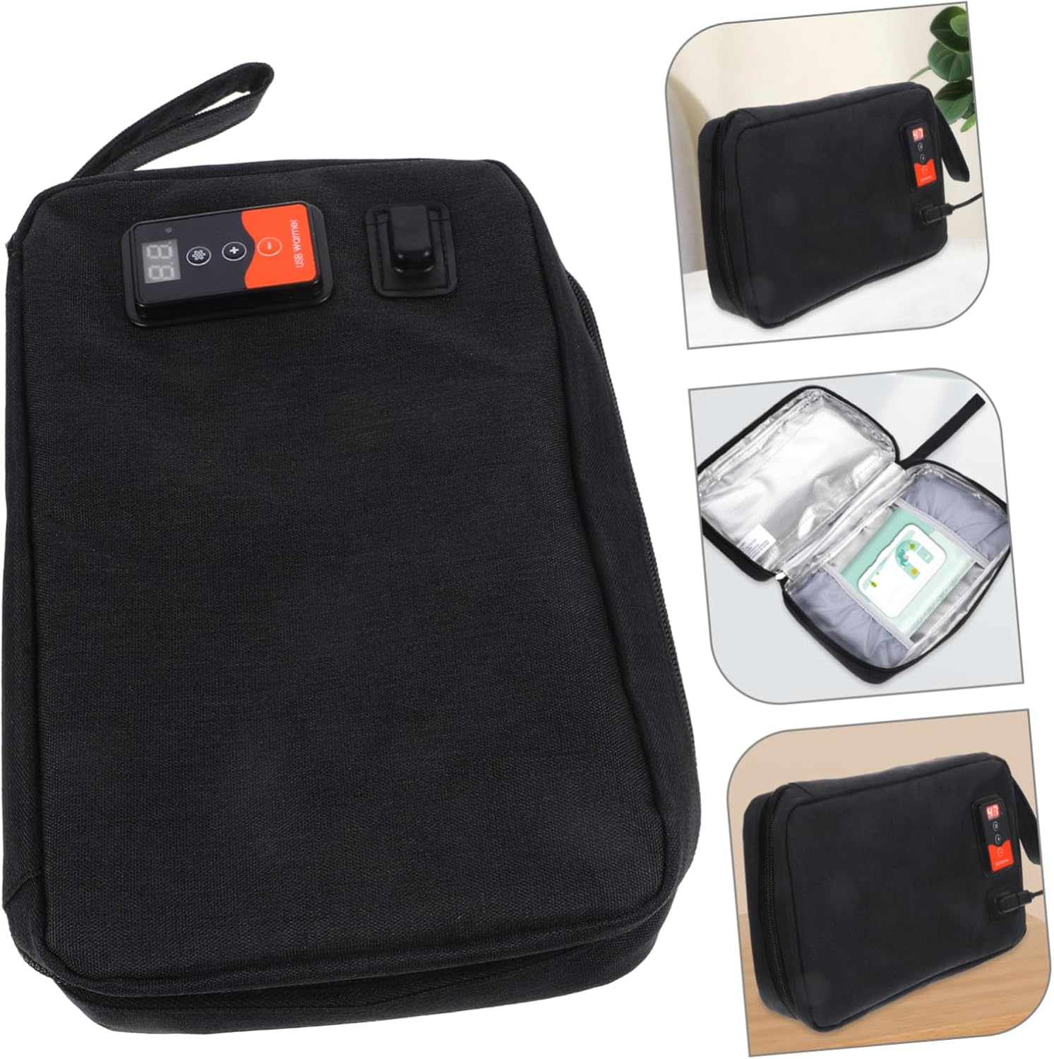 USB Power Bank Compatible Wipes Warmer Diaper Wipes Heater Portable Wet Tissue Dispenser image number 3