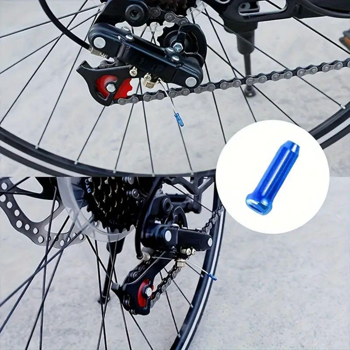 Bike Cable End Caps Bike Brake Cable End Tips, 56Pcs Bike Brake End Crimp Cable Caps,Cable End Crimp Bike Cable End Caps,Bike Cable End Crimp Bike Brake Cable Caps Bike Cable End Caps Bike Cable Crimp image number 4