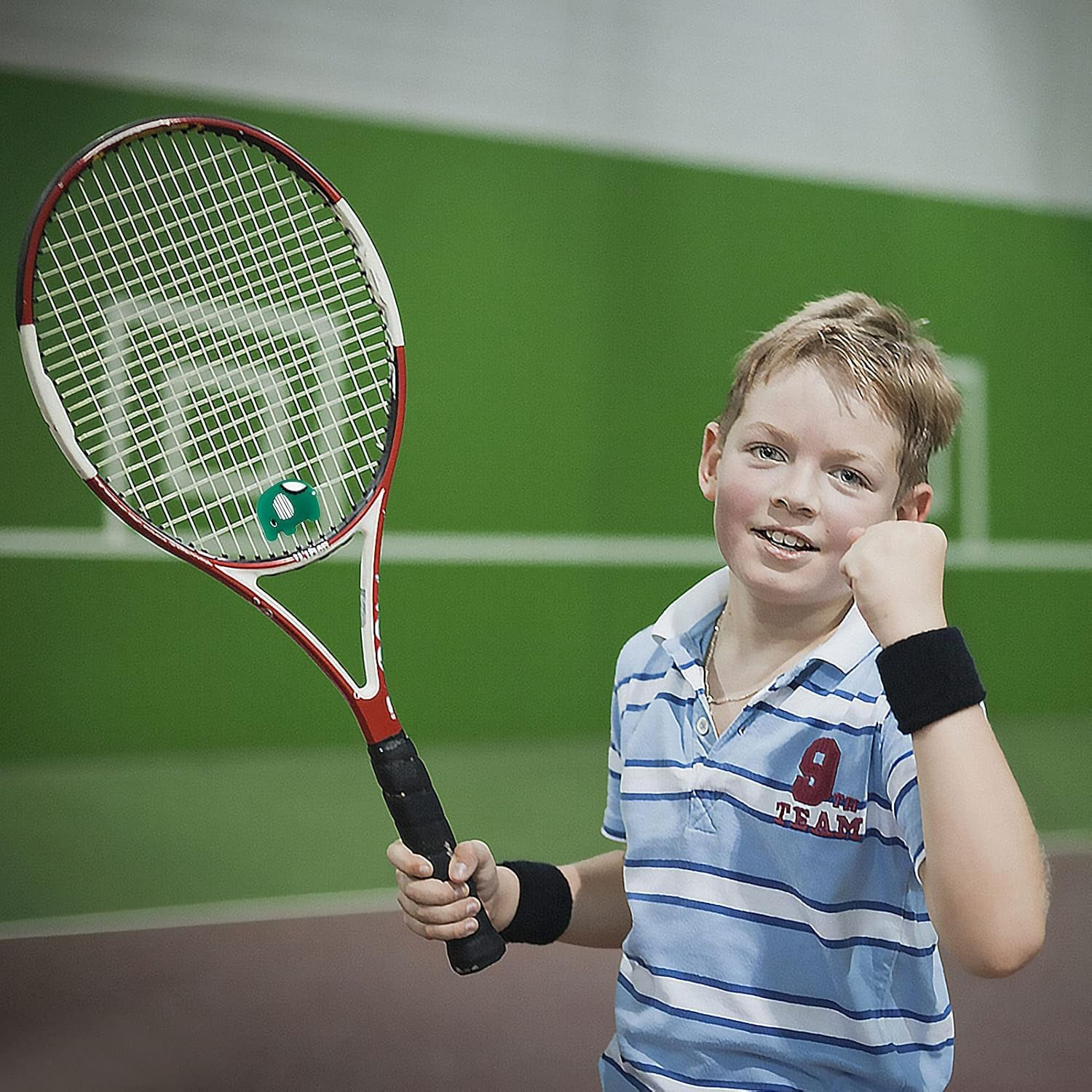 25 Pcs Tennis Racket Vibration Dampener Soft Silicon Racket Dampener Cartoon Shape Tennis Racquet Shock Absorbers Tennis Racket for Racquetball image number 4