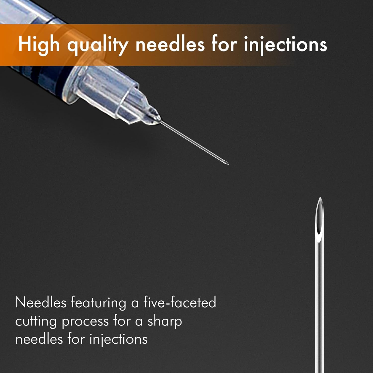 1Ml/Cc 30G 8Mm Syringes, Lab Dispensing Syringe, Individual Wrapped, Box of 50 image number 4