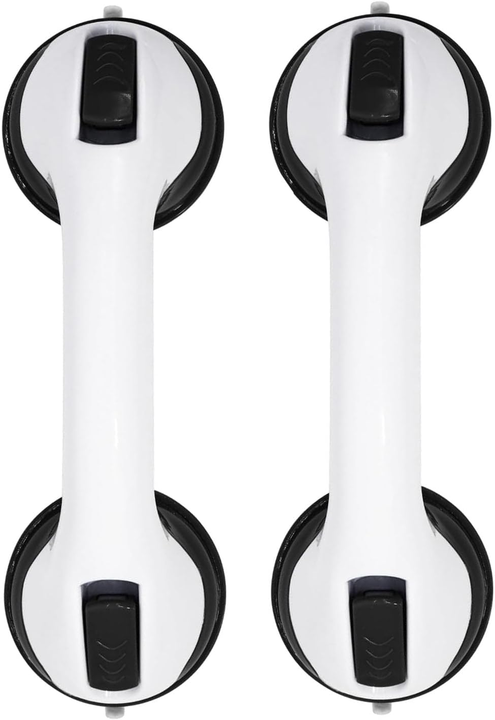 2 Pack Grab Bars for Bathtubs and Showers, 12Inch Heavy Duty Shower Handle Suction Shower Bar, Safety Removable Bars for Shower Chair, Bathroom Grab Bar for Senior，No Drilling Removable image number 5