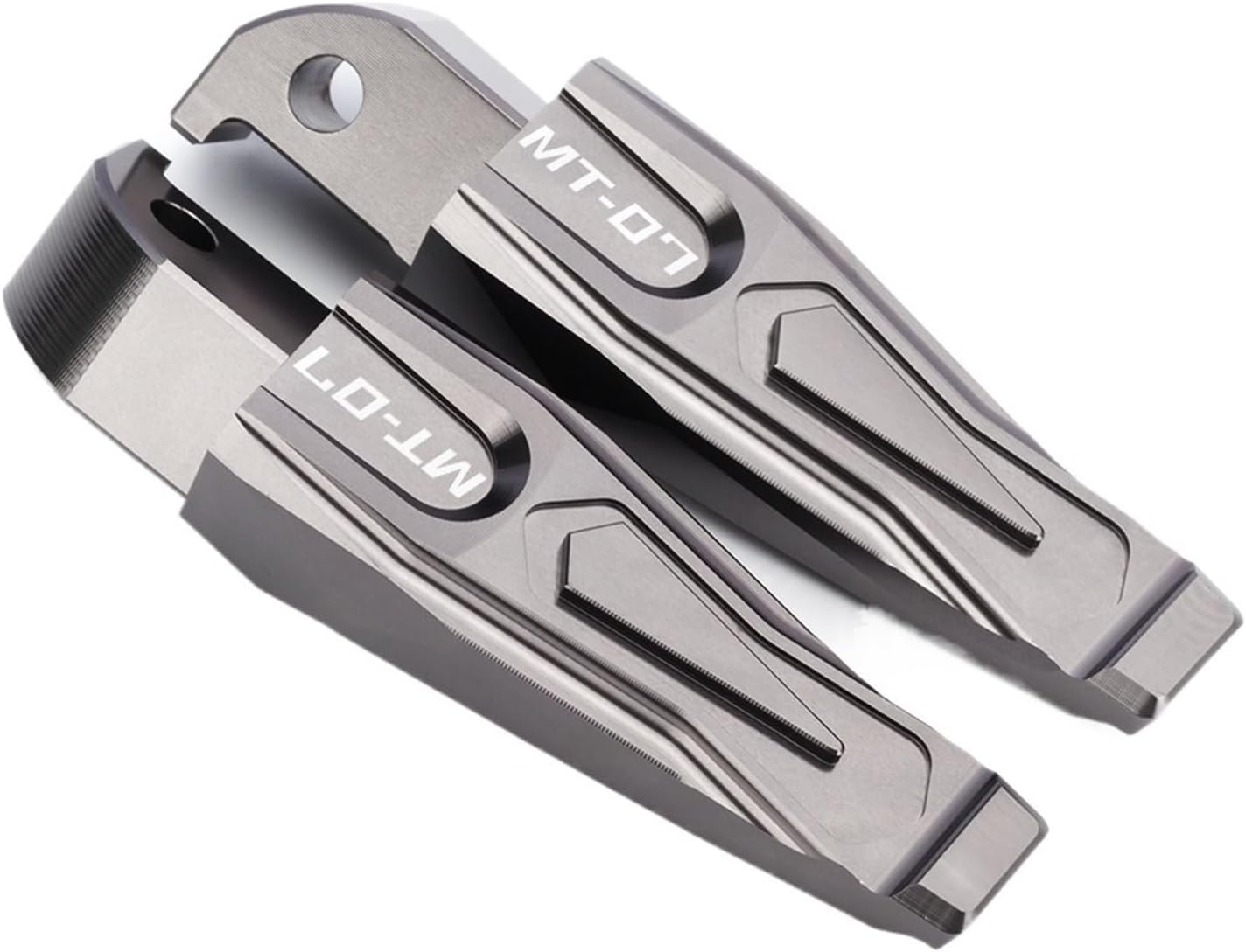 MT-07 Motorcycle Accessori CNC Rear Passenger Foot Rests Pegs Footrests Compatible with MT07 2015-2017 2018 2019 2020 2021 2022 MT 07 (Color : Blue)