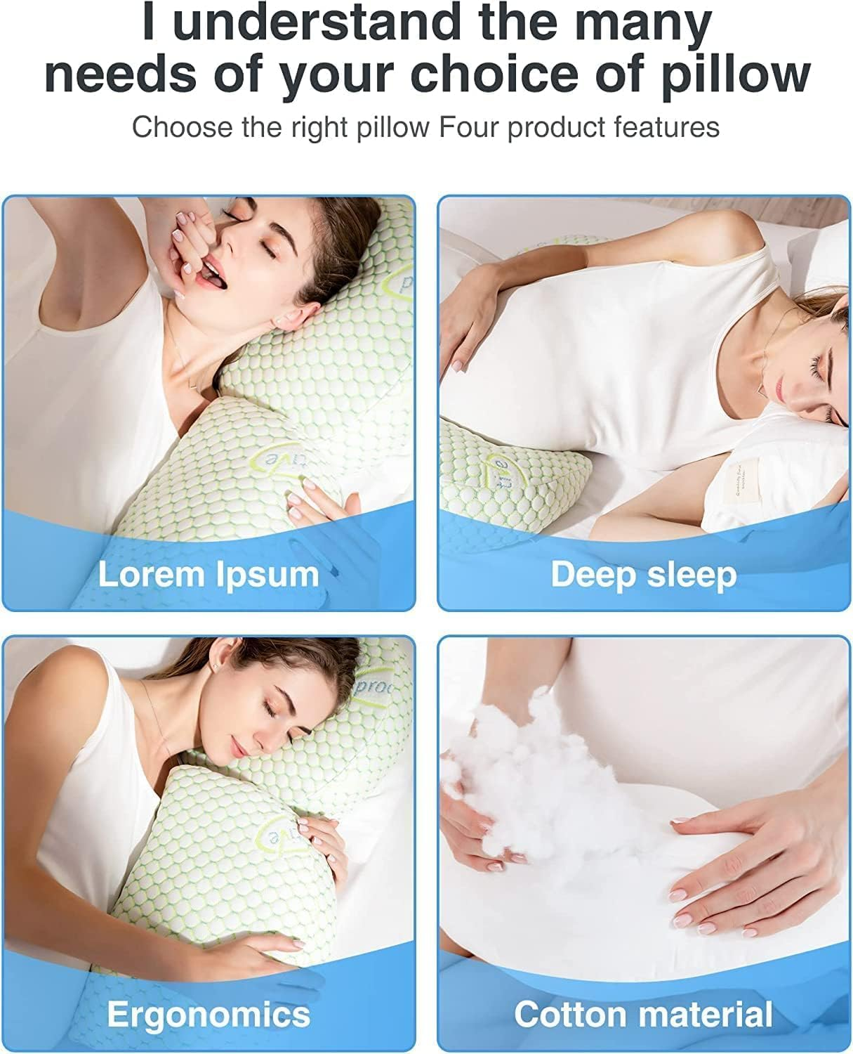 Pregnancy Pillows for Sleeping, Maternity Pillow, Pregnancy Body Pillow Support for Back, Legs, Belly, HIPS of Pregnant Women, Detachable and Adjustable with Pillow Cover (Green)