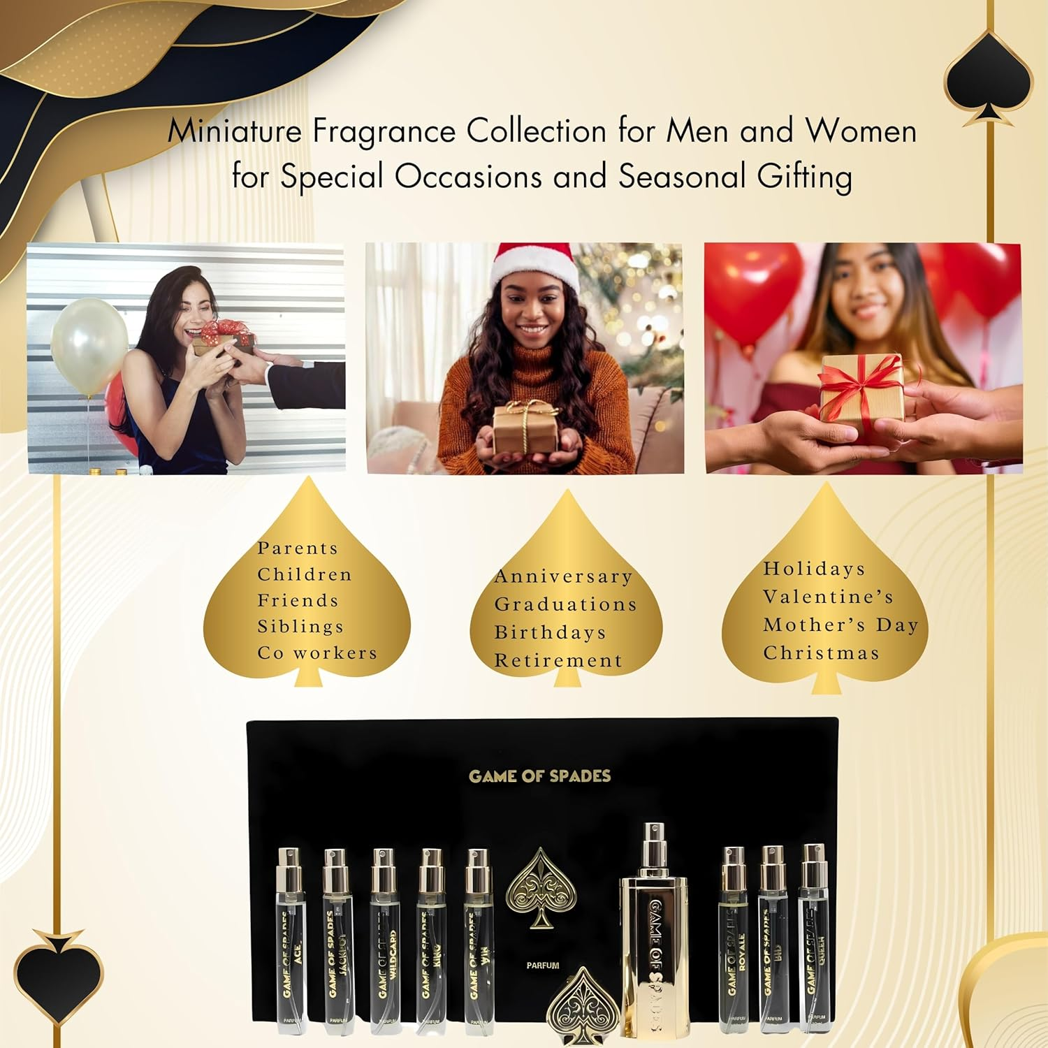 Jo Milano Game of Spades Perfume Men and Women Mini Coffret Gift Set image number 4