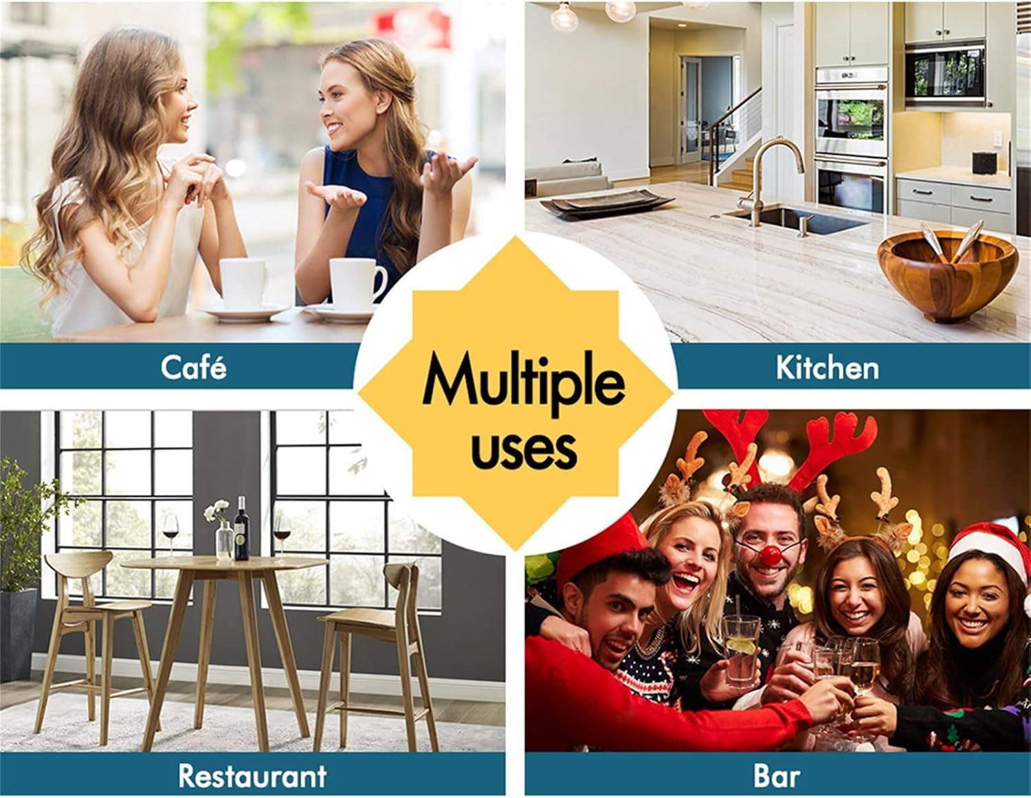 ALFORDSON Bar Stool Adjustable Kitchen Barstool Joan Swivel Counter Dining Chair in 61-82Cm Seat Height with Anti-Slip Floor Protector Barstool Furniture for Home Bar Countertop (White) image number 5