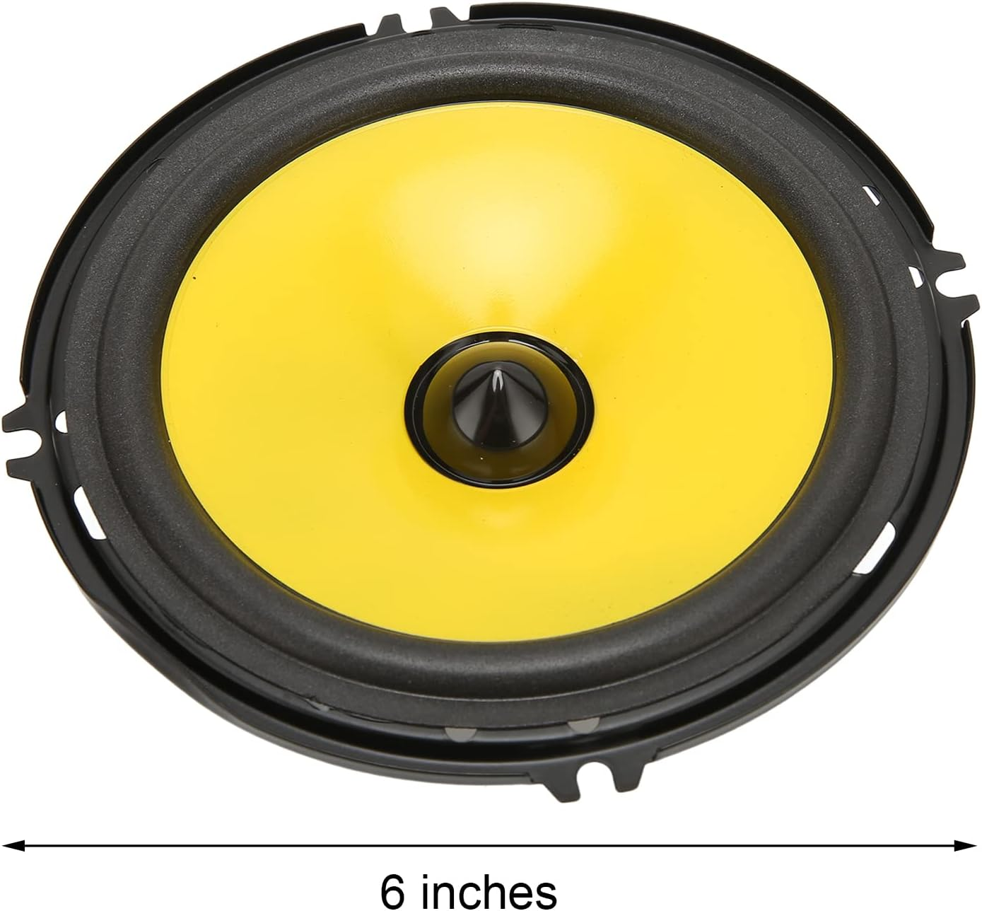Premium Sound Quality Car Speakers, 600W High Power, Reduced Distortion 6 Inch Coaxial Stereo Speaker System with Design