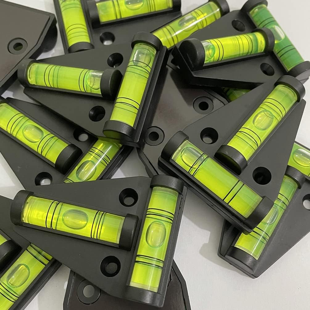 SIZIKJXGHWYI 3Pcs Magnetic T Level with Screws Mounted, Screw and Magnetism Dual-Function Bubble Spirit Levels, Leveling for Trailers, Camera, Telescope, Tripods image number 4