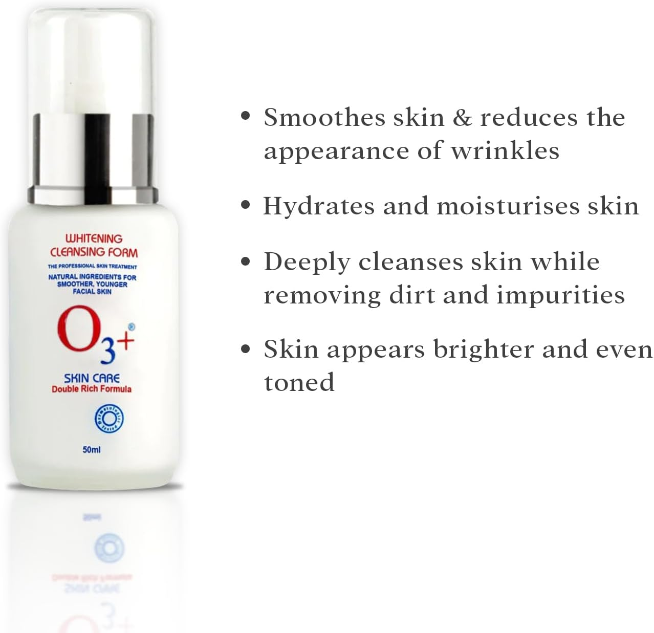 O3+ Whitening Cleansing Foam (50Ml) image number 2