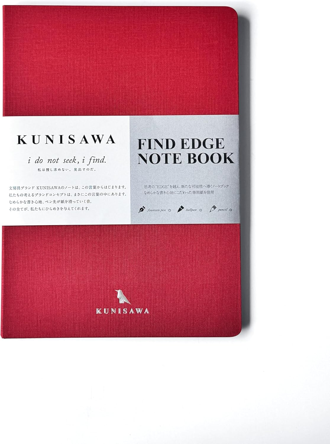 KUNISAWA GRE-01 Notebook, A5 Dot Squared, Findedge Notebook, Wasabi