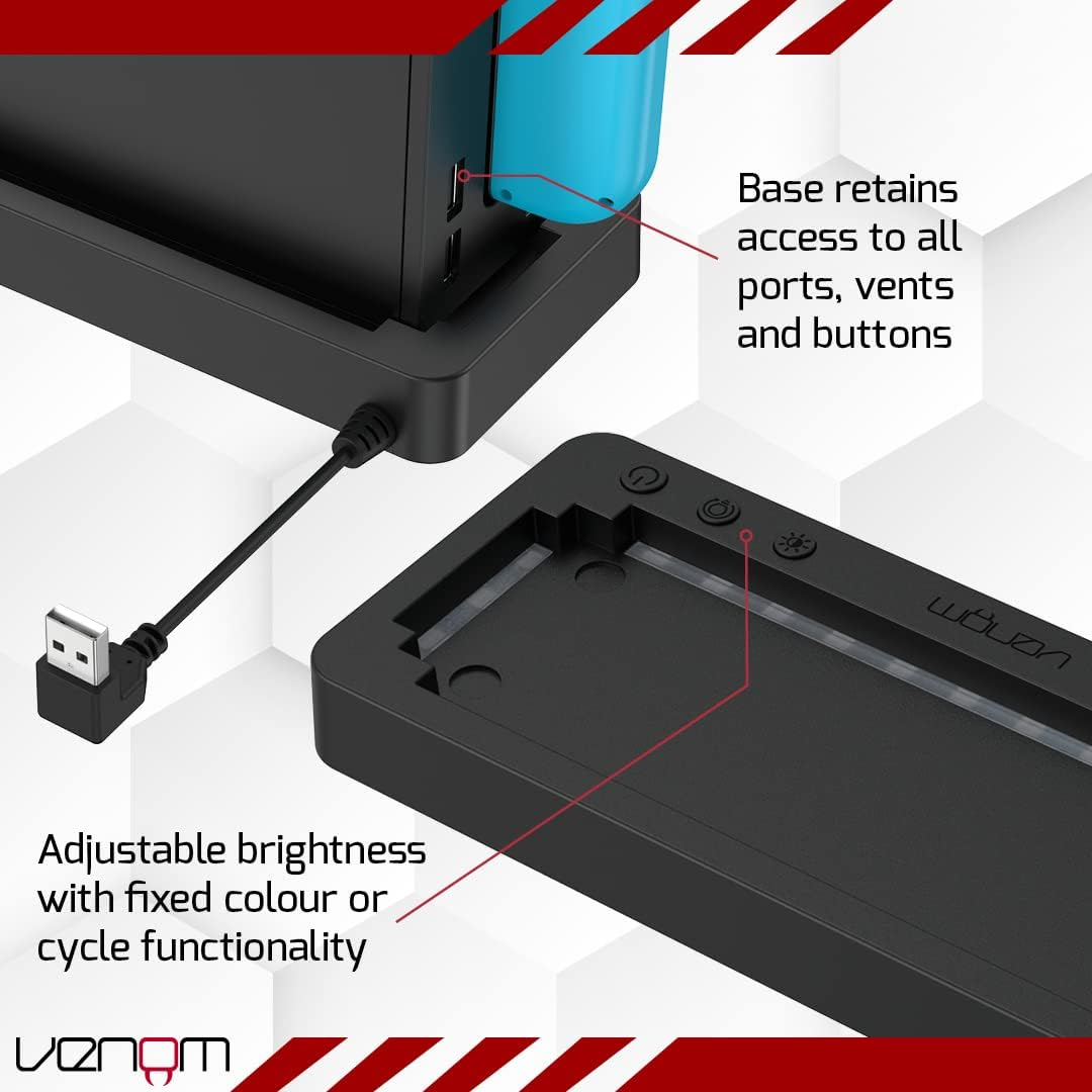 Venom Multi-Colour LED Light-Up Console Stand - Switch image number 2