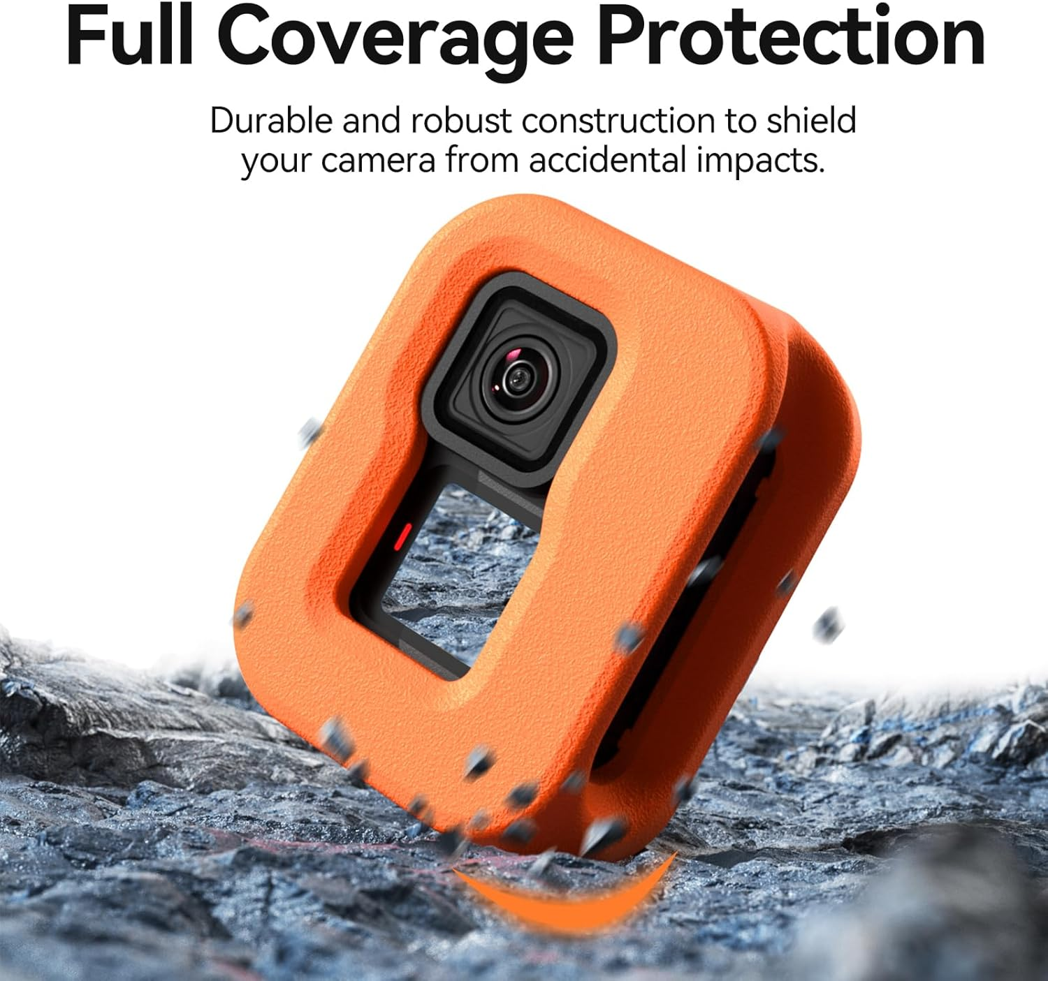 TELESIN Floaty Case for Gopro Hero 13/12/11/10/9, Suitable for Snorkeling, Surfing, Water Skiing Action Camera Accessories