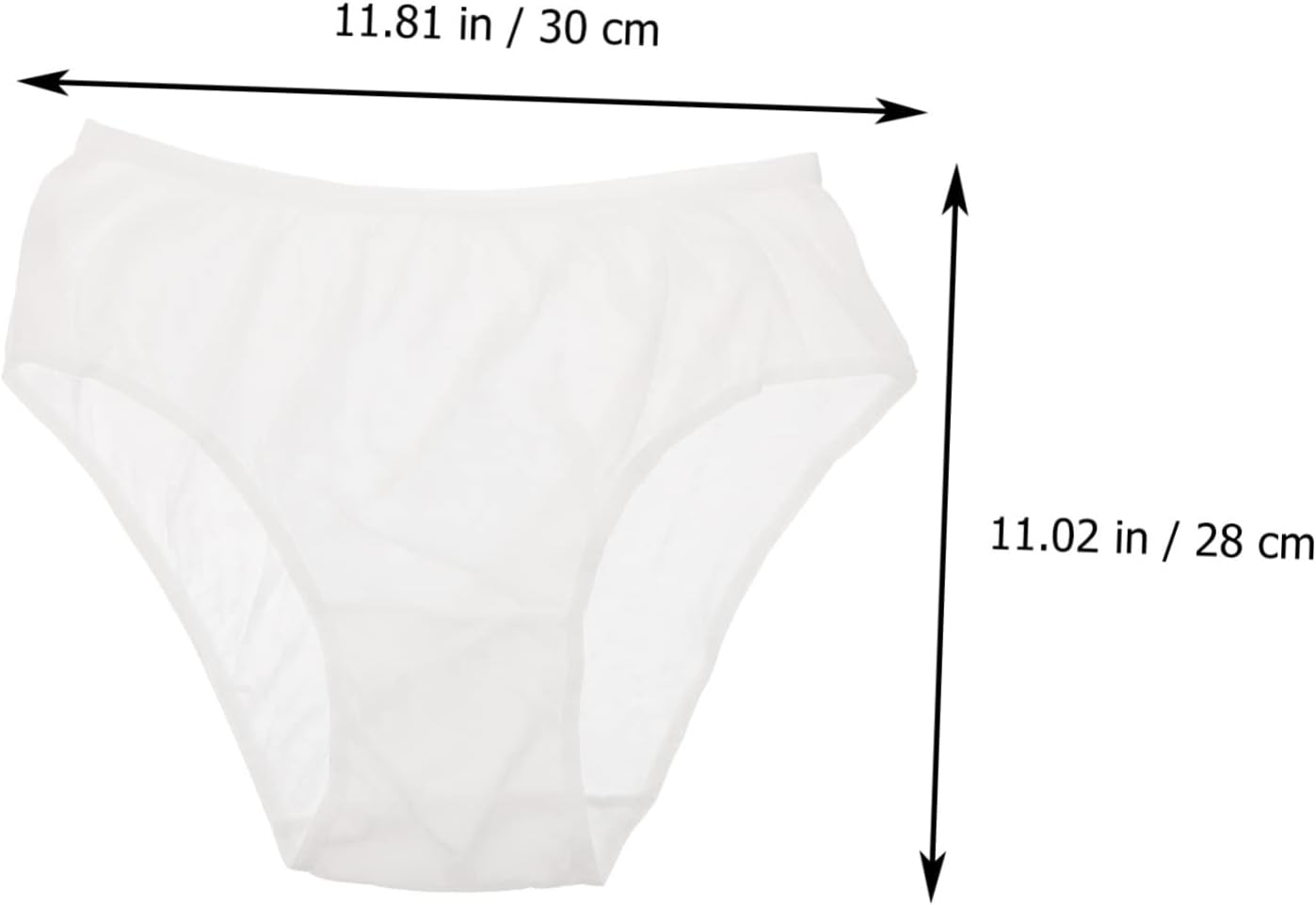 LIFKOME 4Pcs Disposable Maternity Panties Flexible Cotton Postpartum Confinement Underwear Women XXL White Portable Travel image number 3
